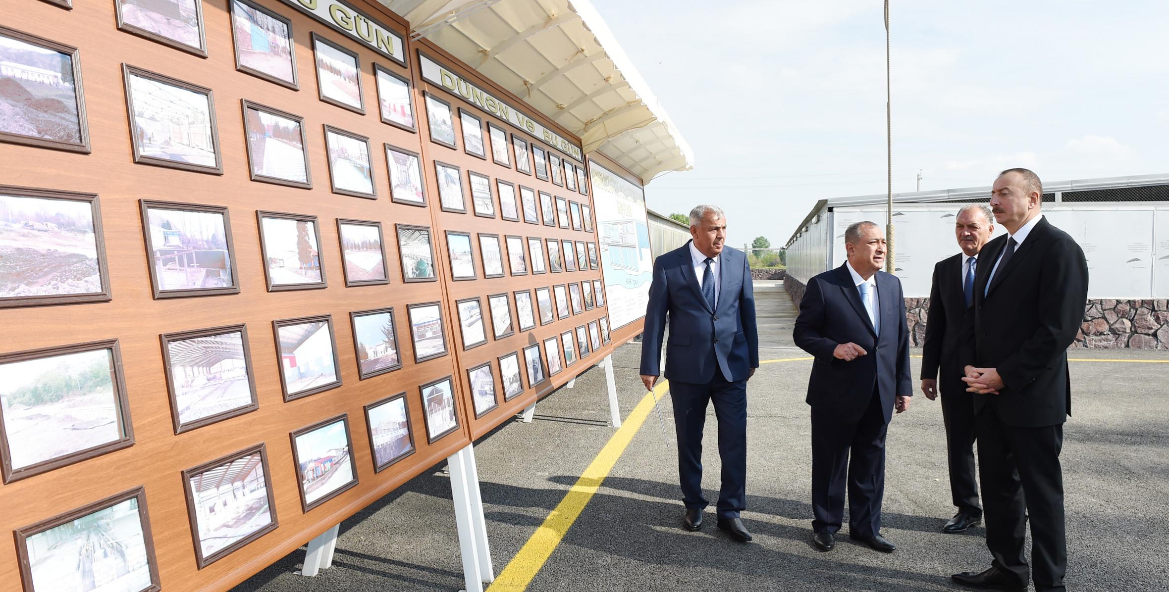Ilham Aliyev attended opening of Varvara fish hatchery