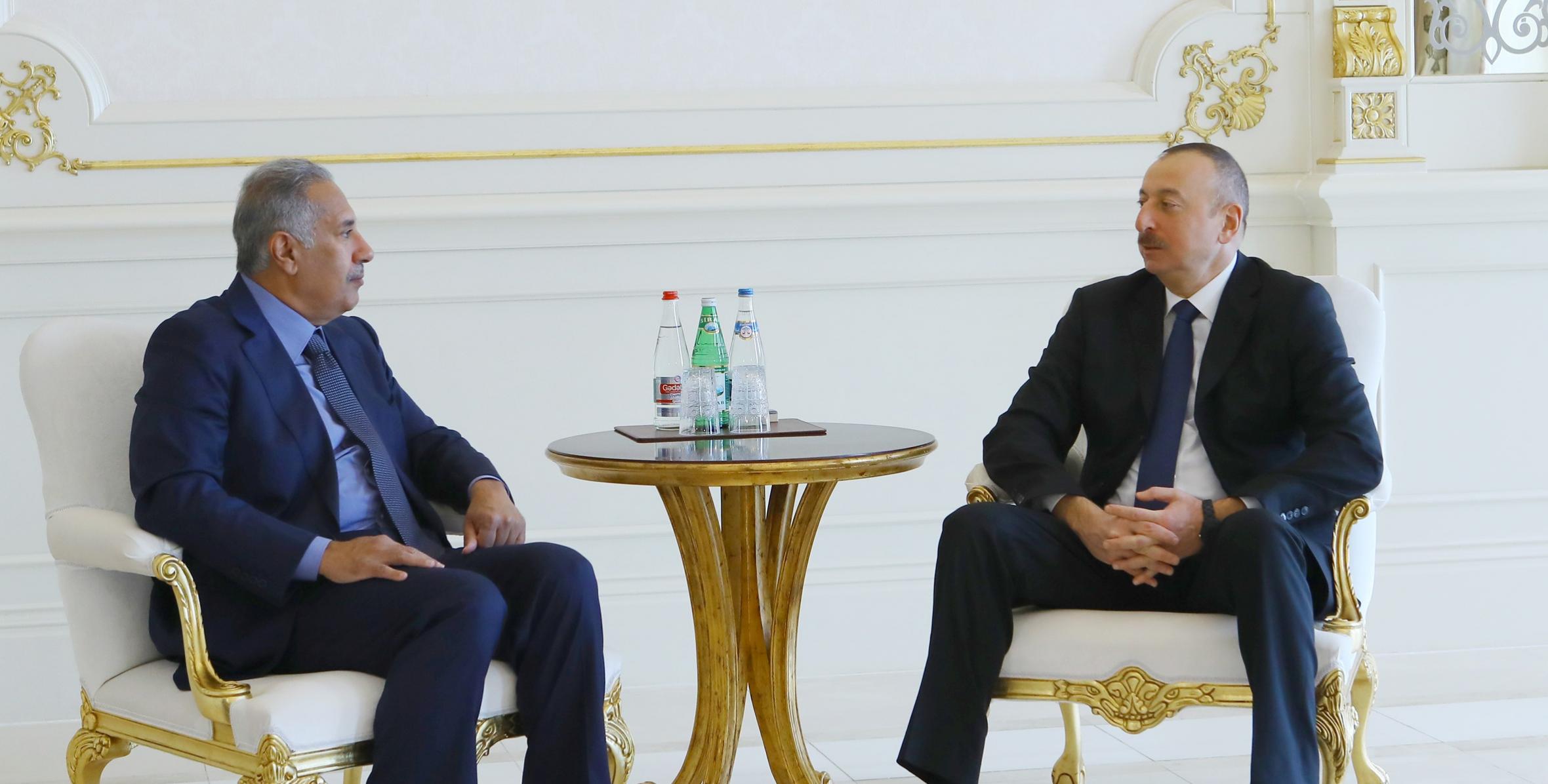 Ilham Aliyev received former Prime Minister and Foreign Minister of State of Qatar