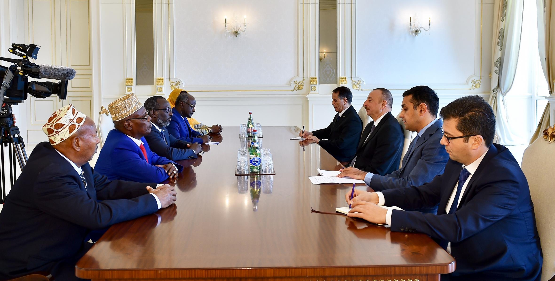 Ilham Aliyev received delegation led by President of National Assembly of Djibouti