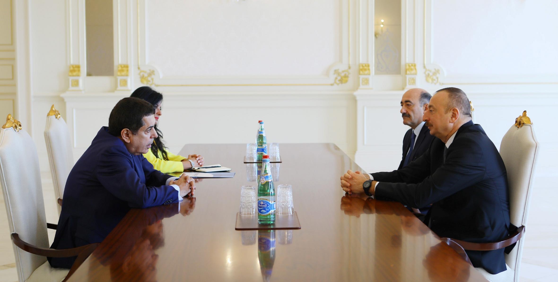 Ильхам Алиев принял верховного представителя ООН по Альянсу цивилизаций Насира Абдулазиза Аль-Насера