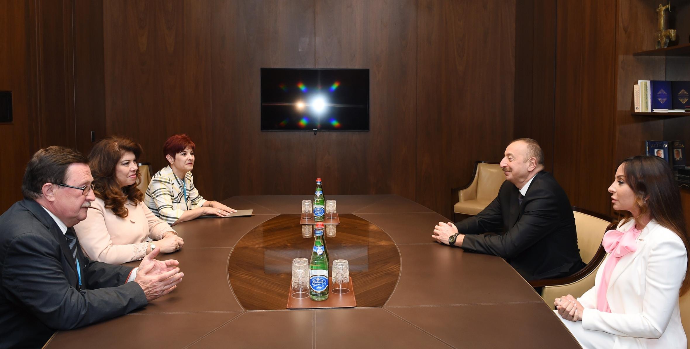 İlham Əliyev Bolqarıstanın vitse-prezidenti ilə görüşüb