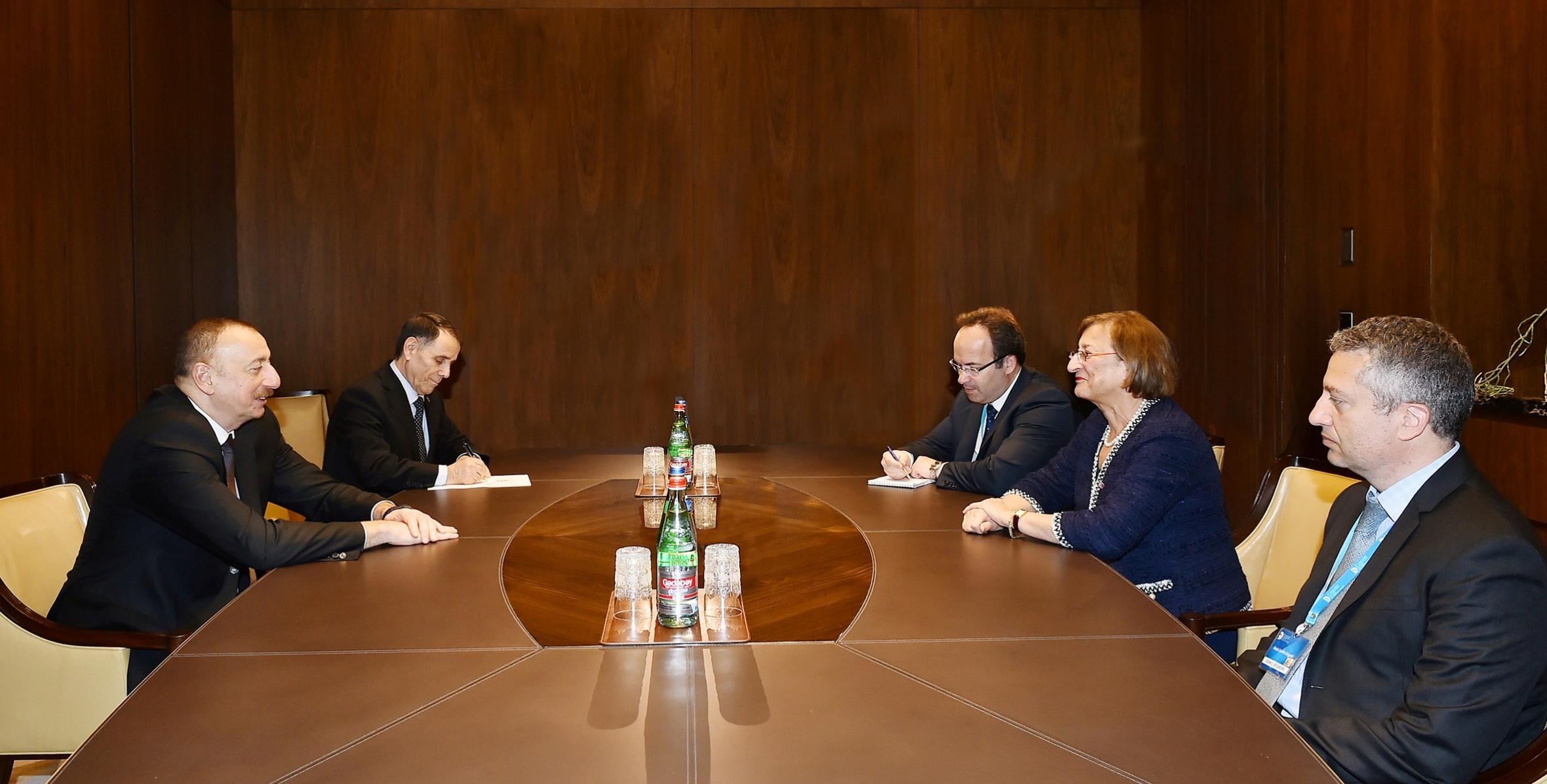 Ильхам Алиев встретился с заместителем генерального секретаря Совета Европы