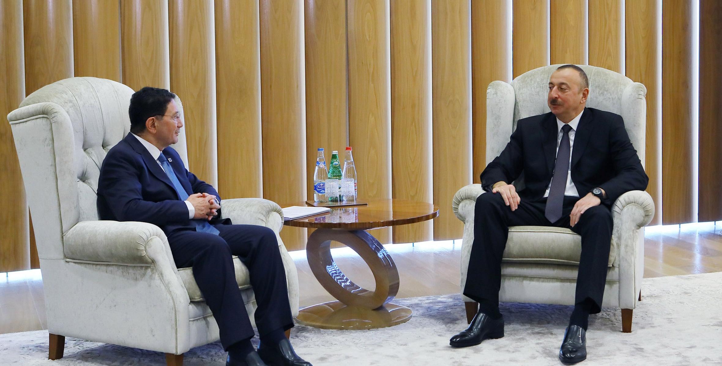 Ильхам Алиев встретился с генеральным секретарем Всемирной туристской организации