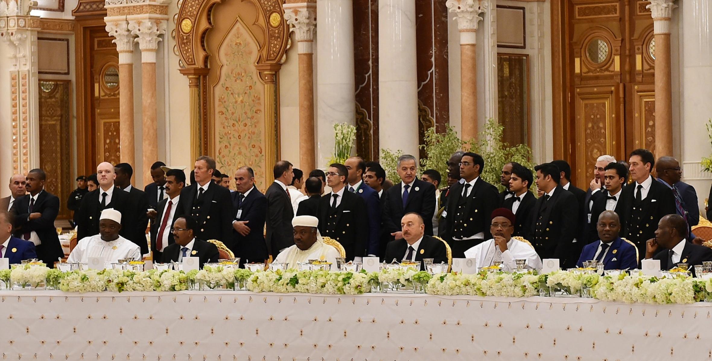 Ильхам Алиев  принял участие в Арабо-исламско-американском саммите в Эр-Рияде