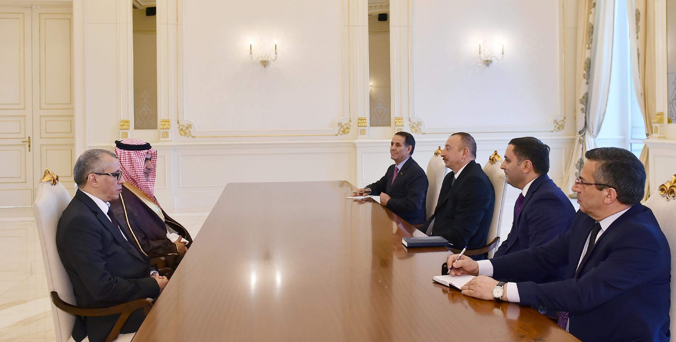 Ilham Aliyev received Minister of State for Arabian Gulf Affairs at Saudi Arabian Ministry of Foreign Affairs