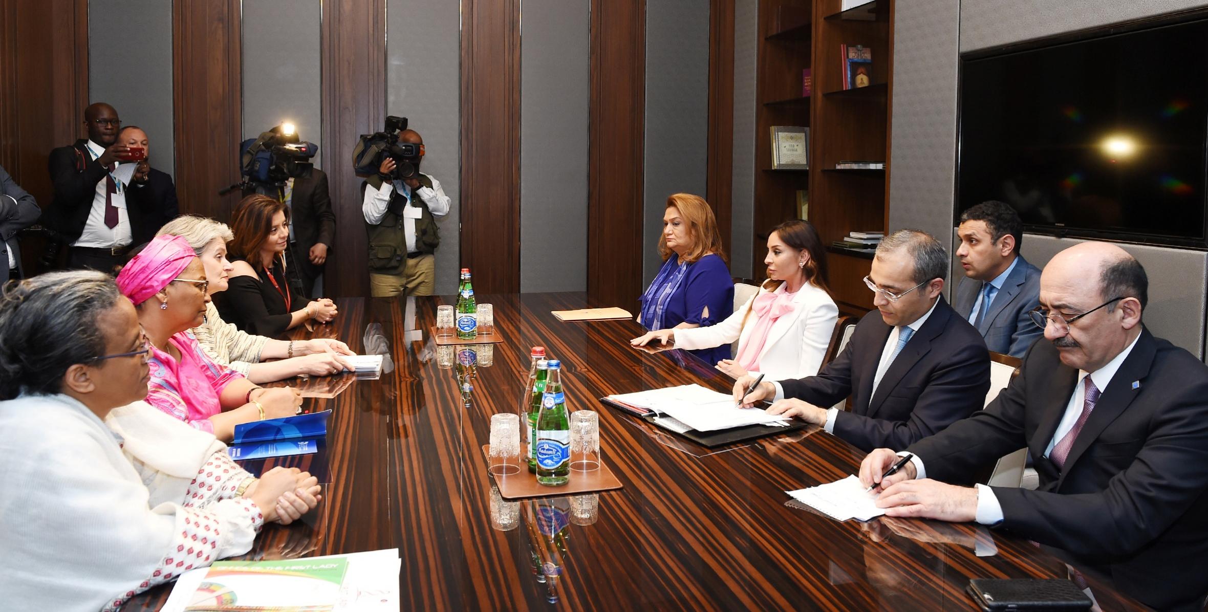 Round table “On prevention of violent extremism through girls’ education” was held with participation of Azerbaijan`s First Vice-President Mehriban Aliyeva