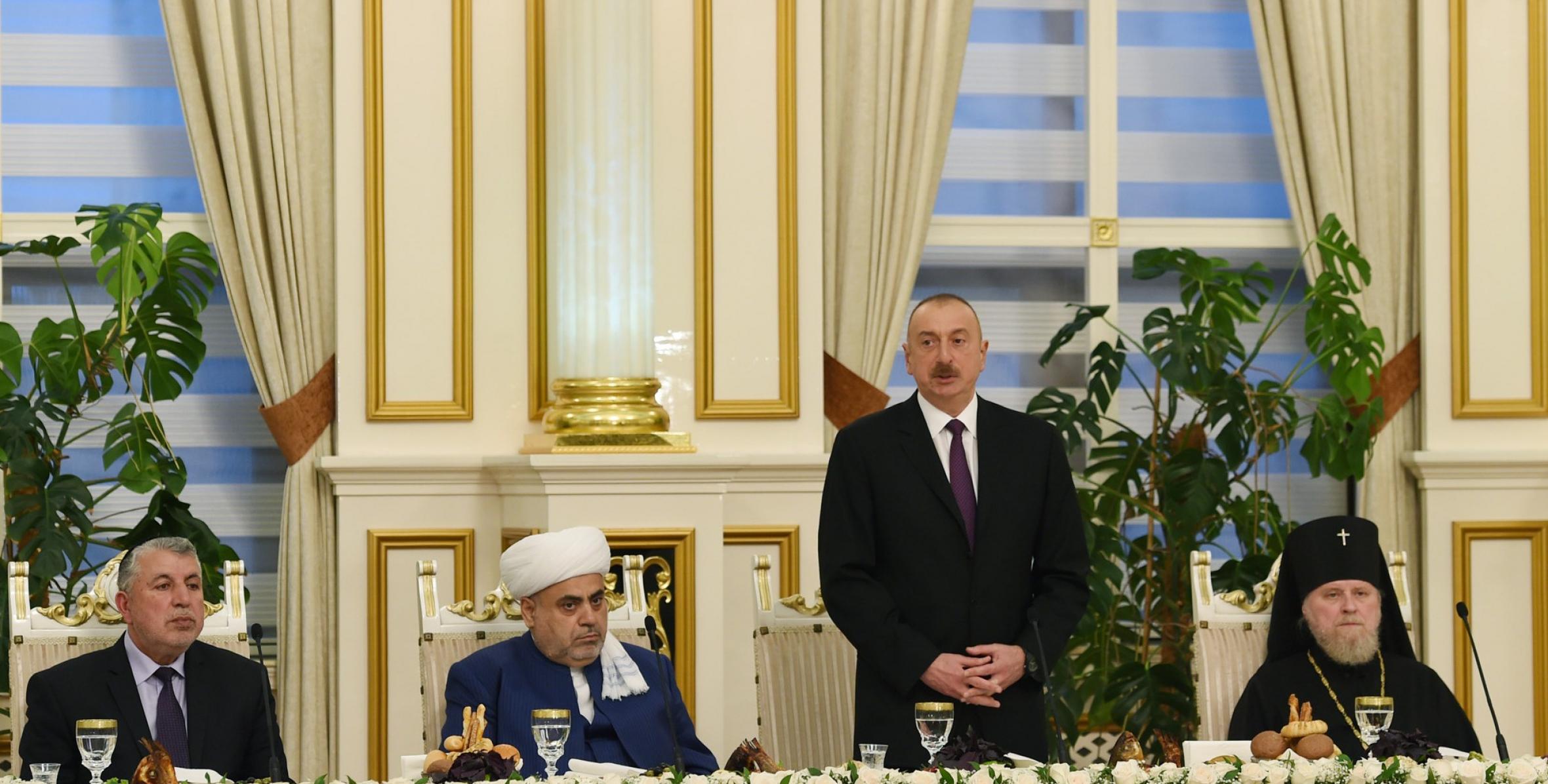 Speech by Ilham Aliyev at the Iftar ceremony on the occasion of holy month of Ramadan