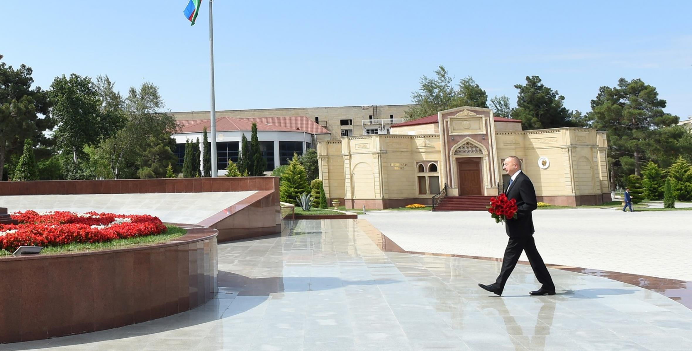 Ilham Aliyev arrived in Shirvan city
