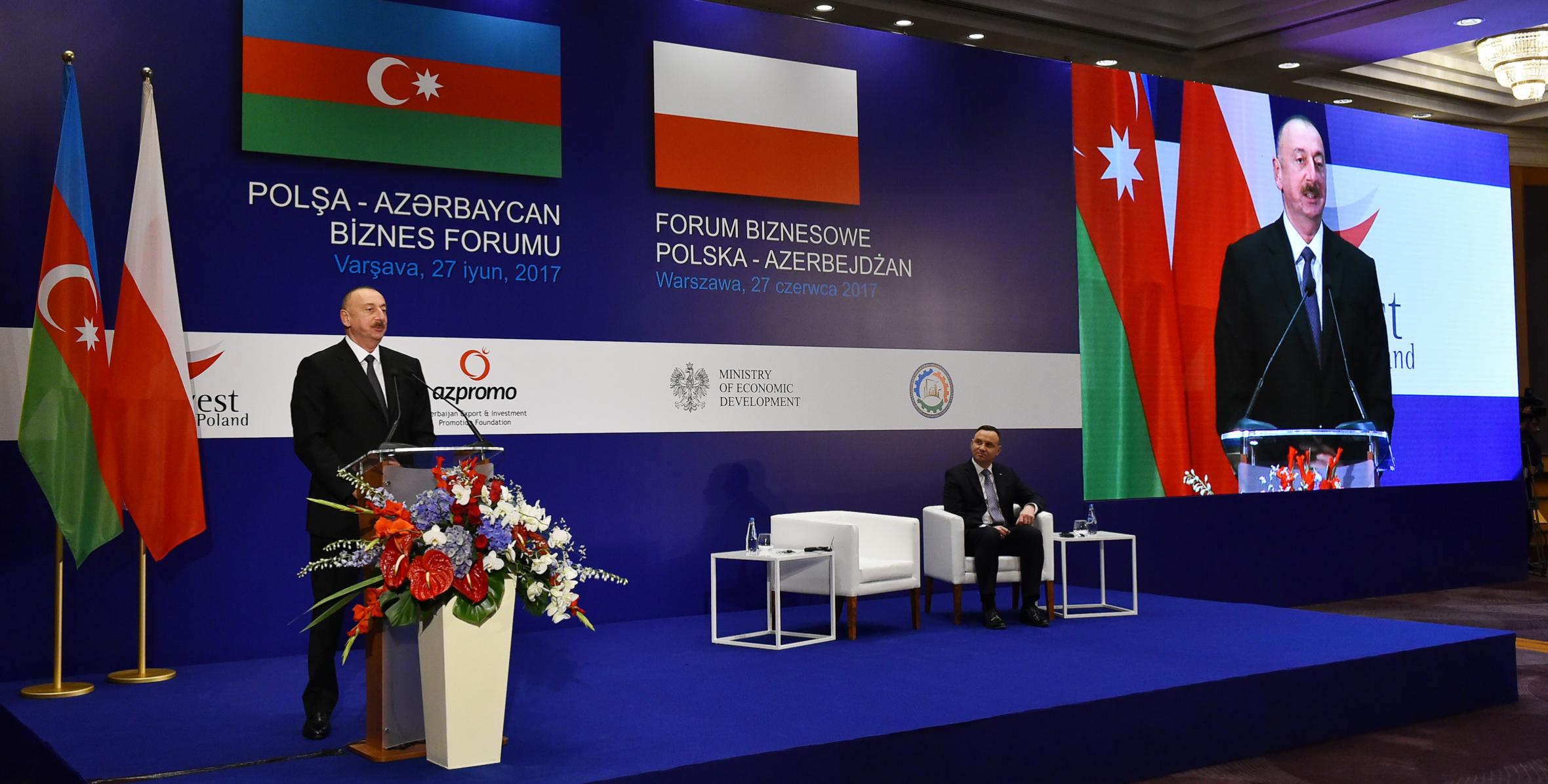 В Варшаве состоялся азербайджано-польский бизнес-форум