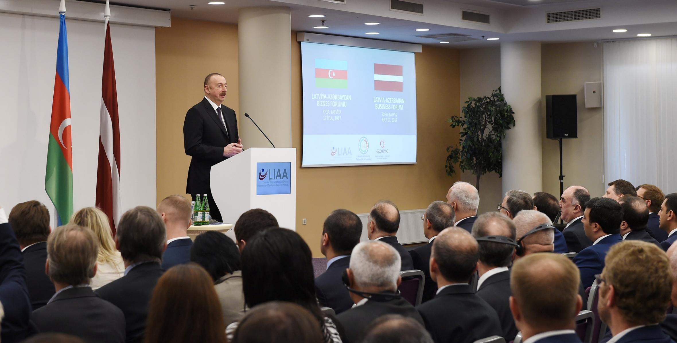 Latvia-Azerbaijan business forum held in Riga