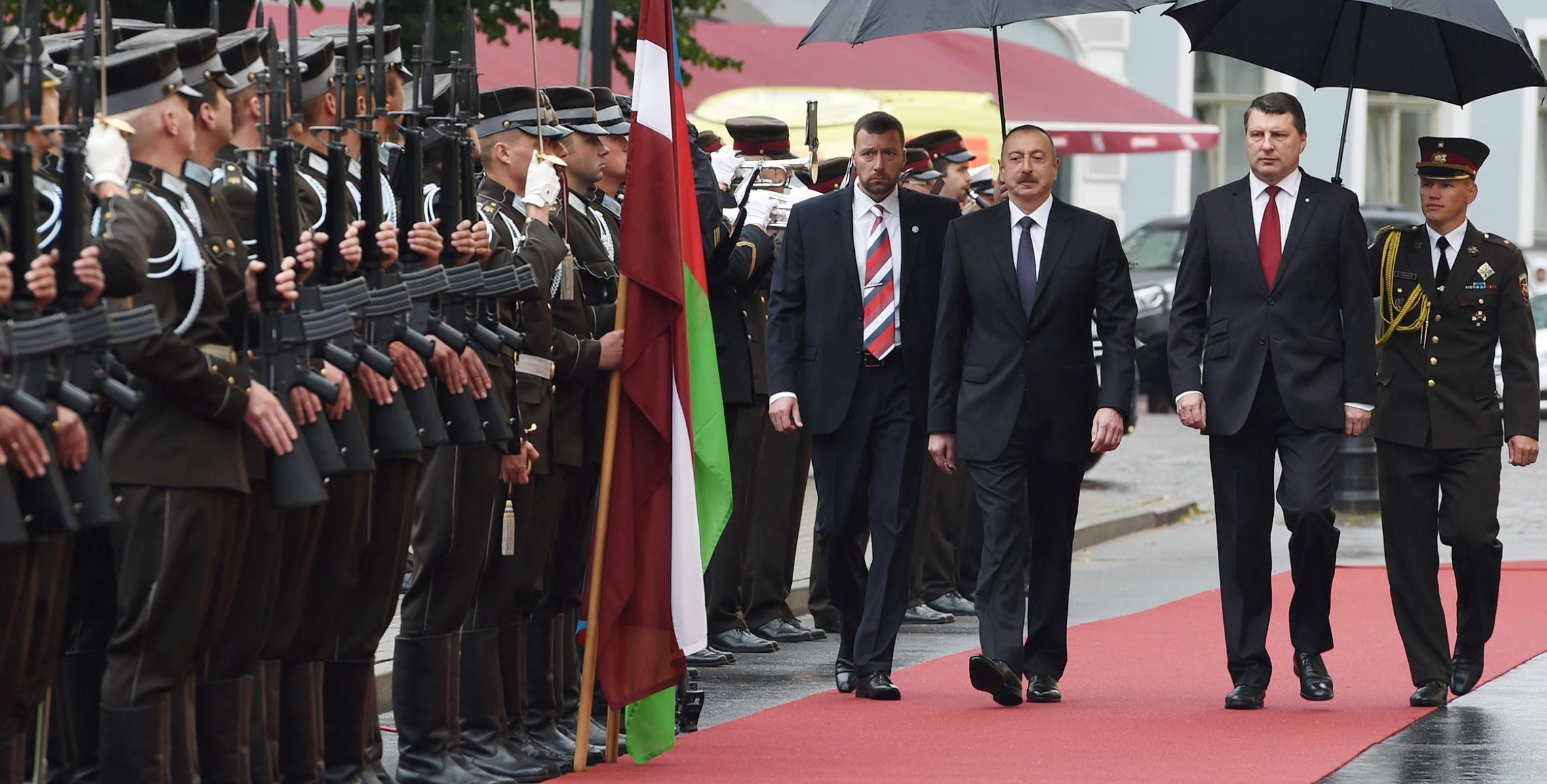 Official visit of Ilham Aliyev to Latvia