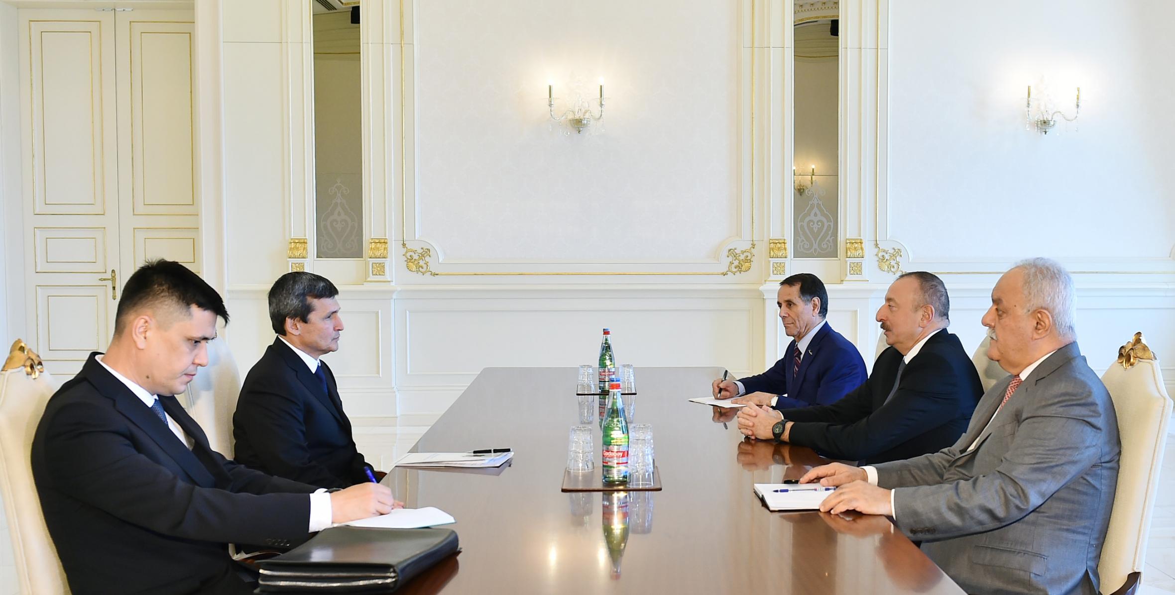 Ilham Aliyev received Deputy Chairman of Cabinet of Ministers of Turkmenistan