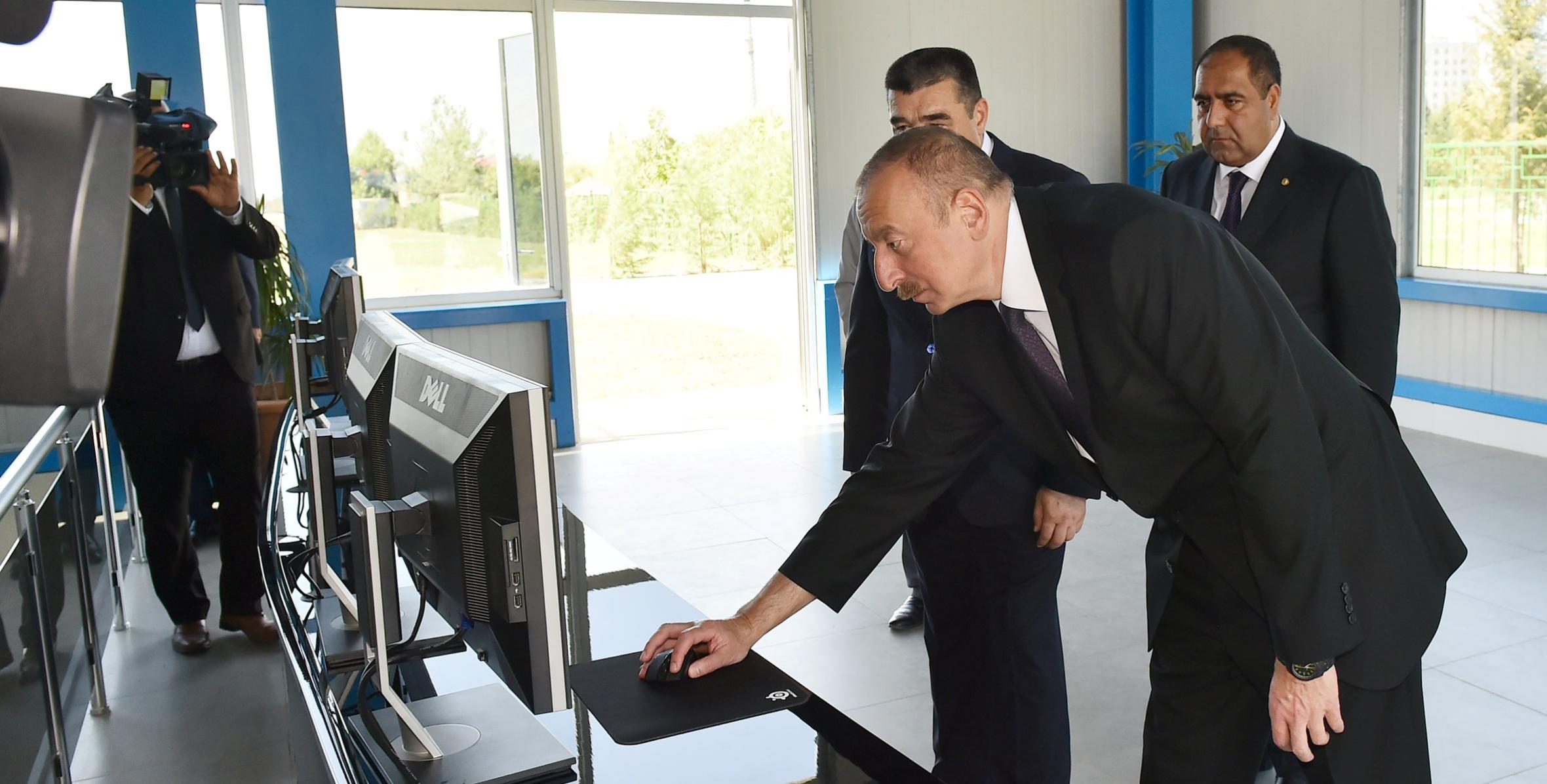 İlham Əliyev Balakən Su Elektrik Stansiyasının açılışında iştirak edib