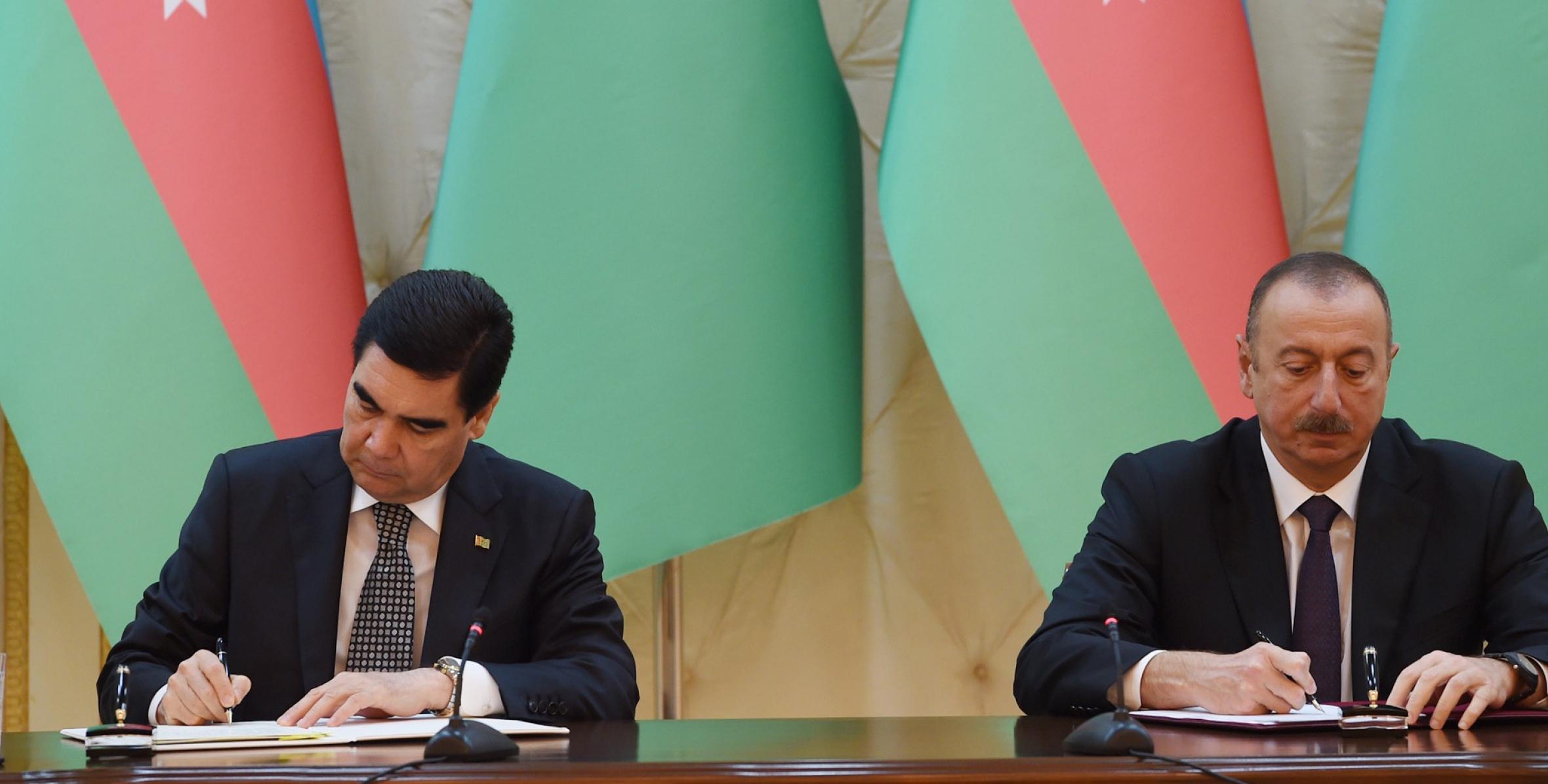 Azerbaijan, Turkmenistan signed documents
