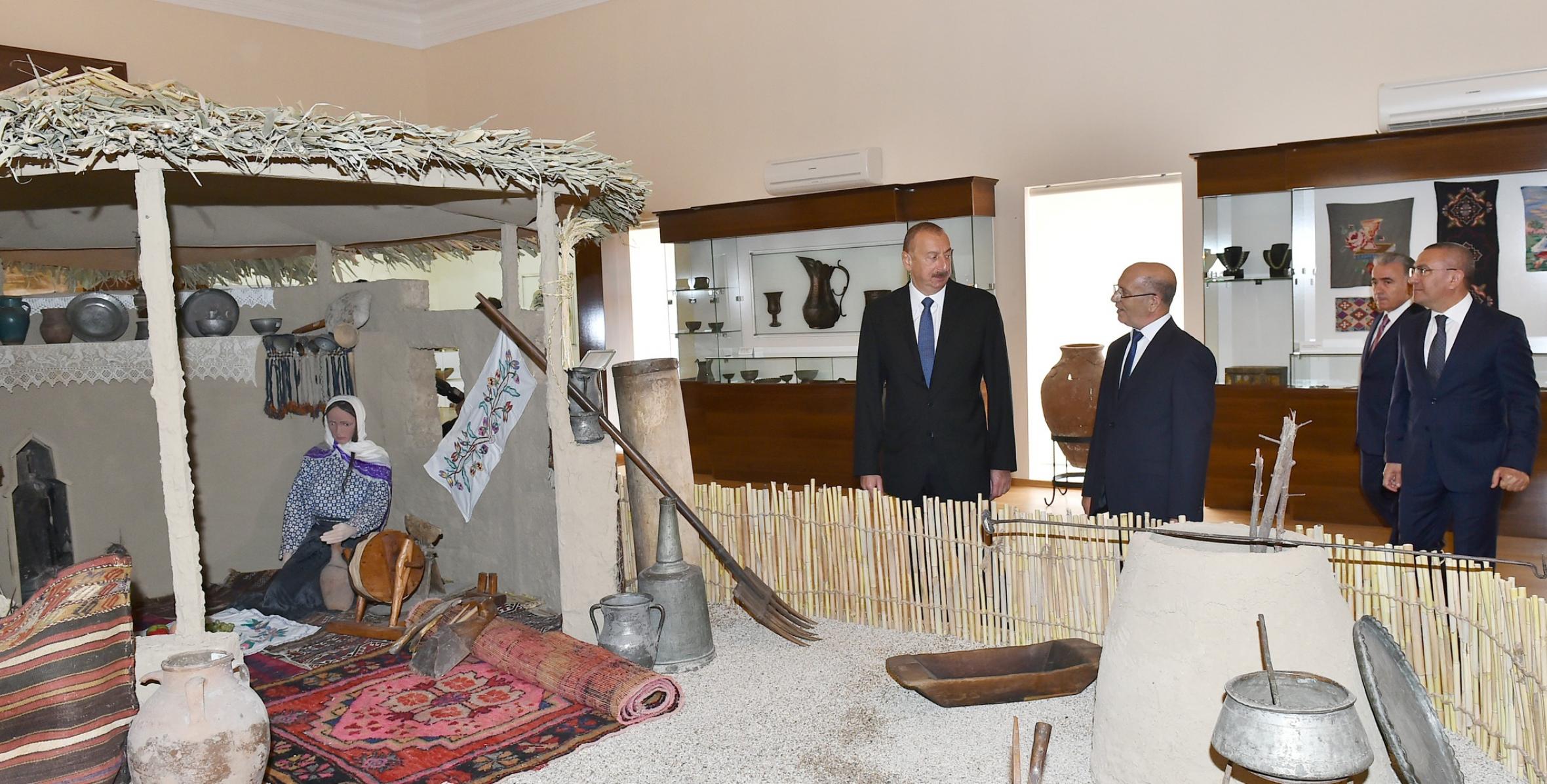 Ilham Aliyev viewed Museum of History and Local Lore in Shamkir after major overhaul