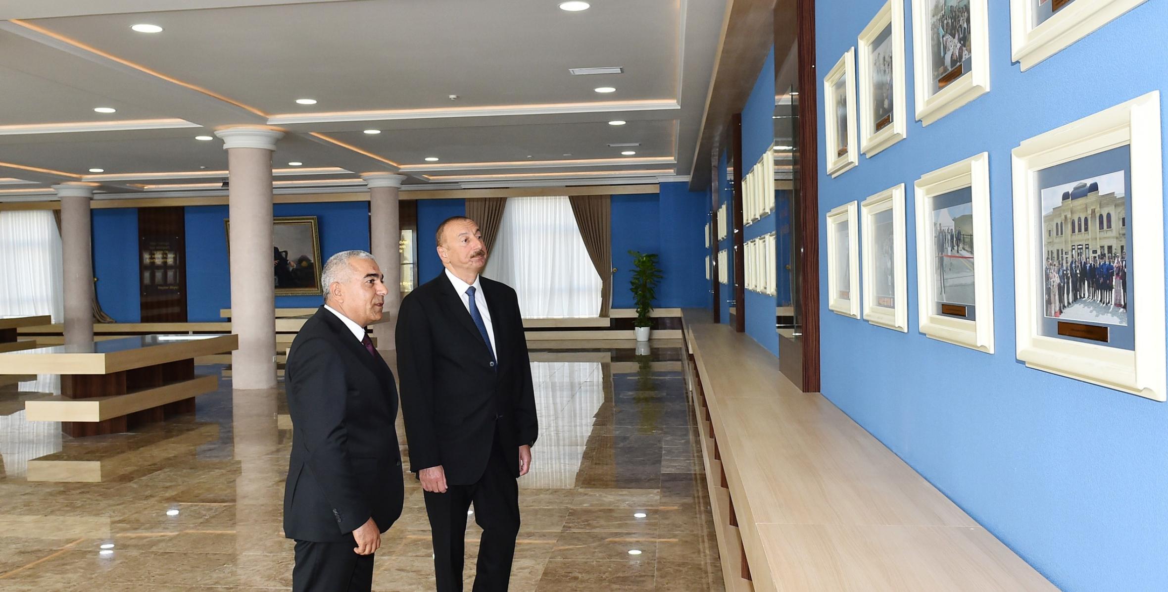Ильхам Алиев принял участие в открытии Центра Гейдара Алиева в Гядабяе