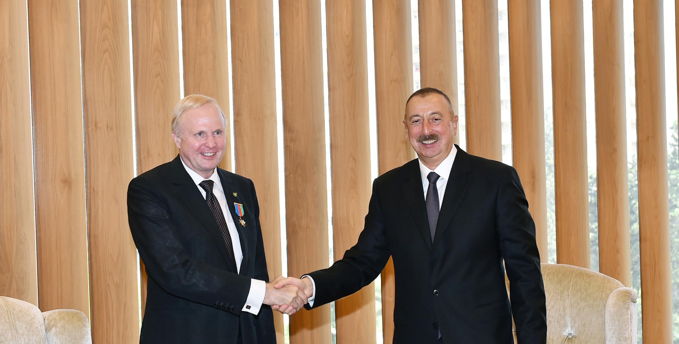 Ilham Aliyev met with BP CEO