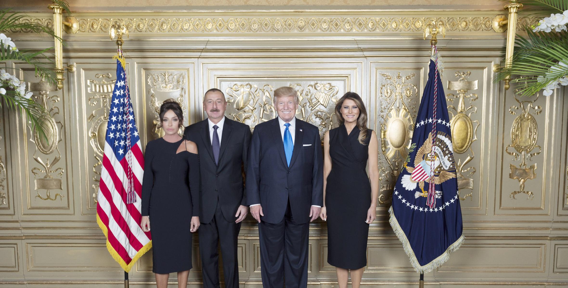 Ilham Aliyev attended reception hosted by US President Donald Trump and his wife