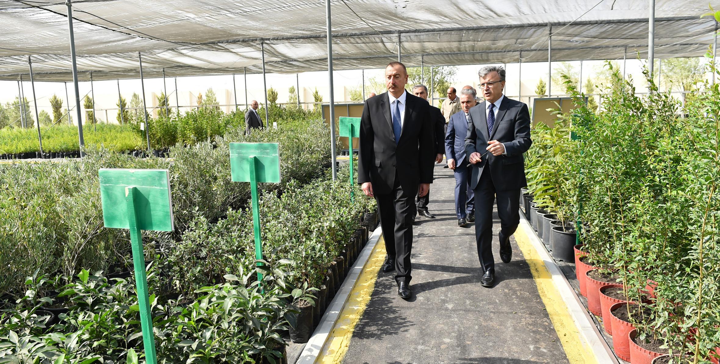 Ilham Aliyev visited seawater desalination complex in Salyan