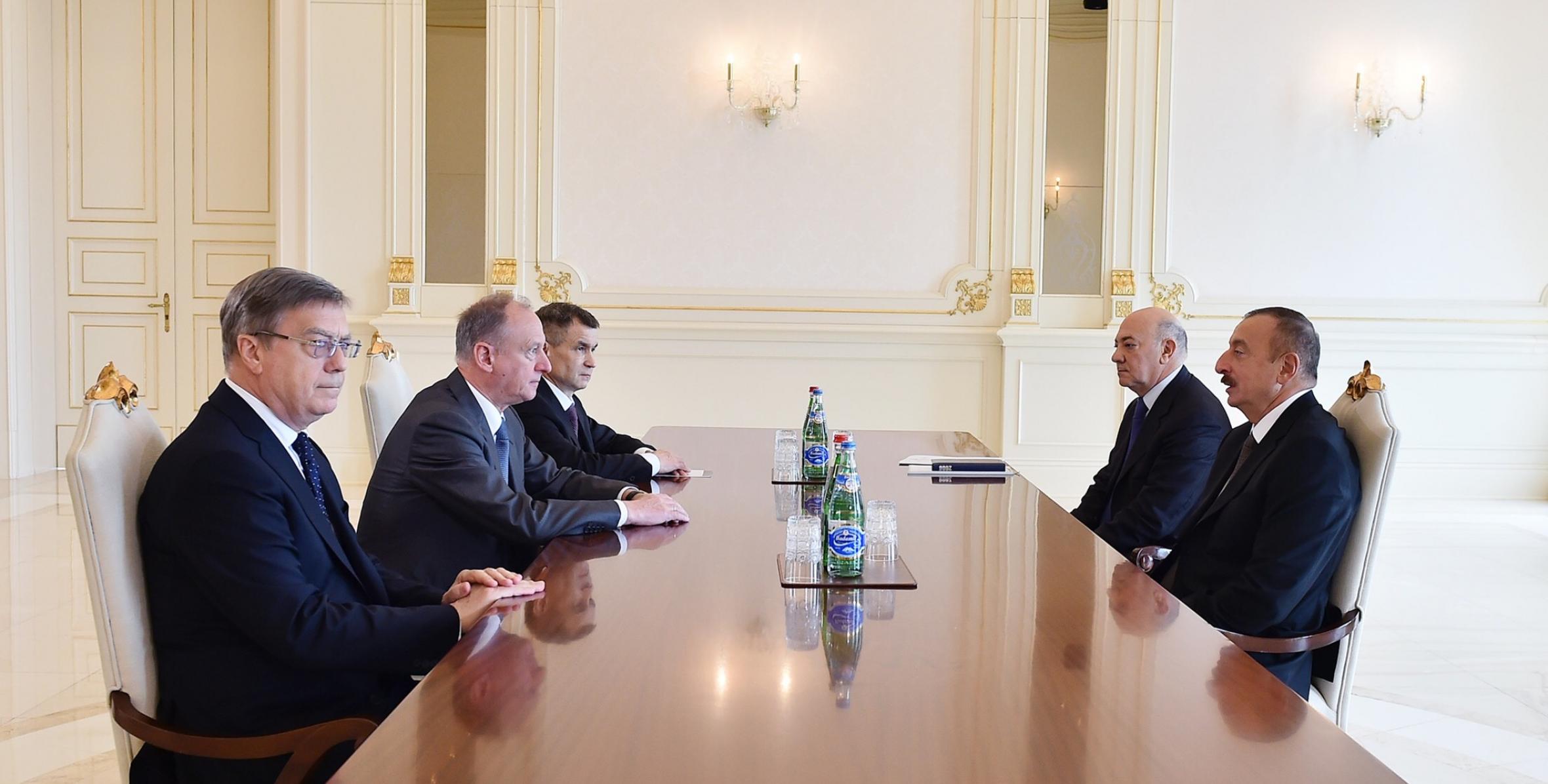 Ilham Aliyev received Secretary of Russian Security Council
