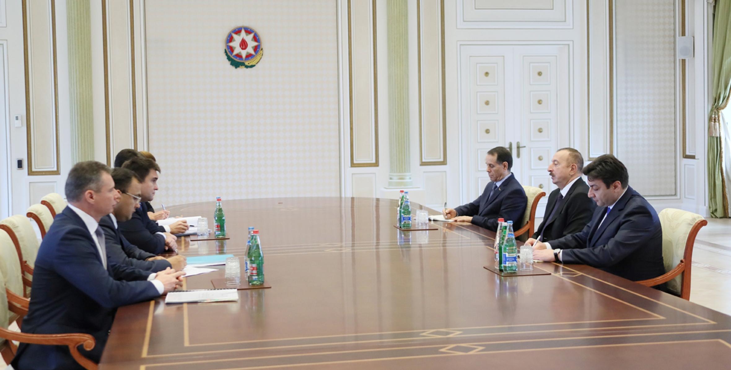 Ilham Aliyev received delegation led by Ukrainian FM