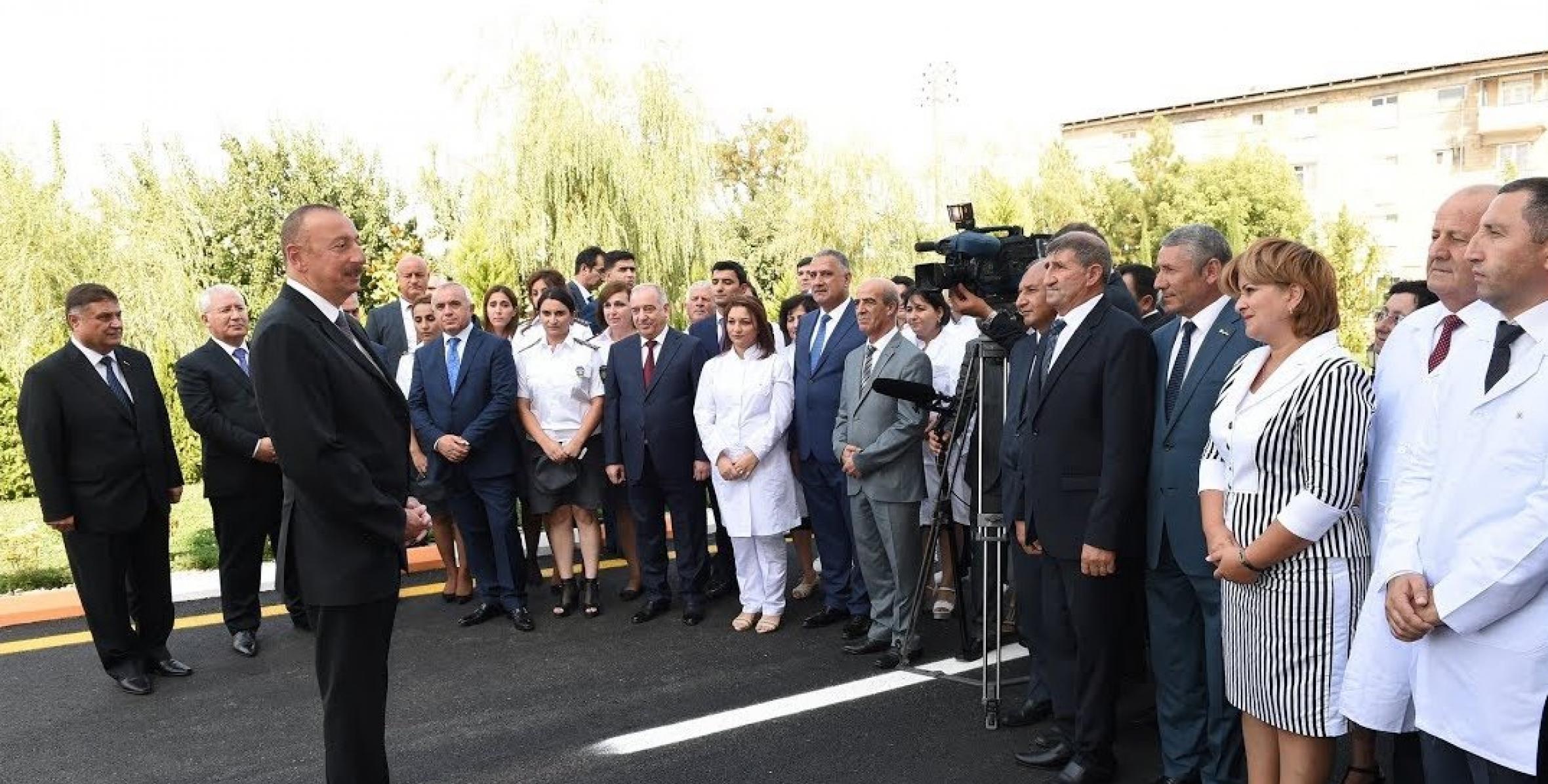 Speech by Ilham Aliyev at the meeting with representatives of the general public in Goygol