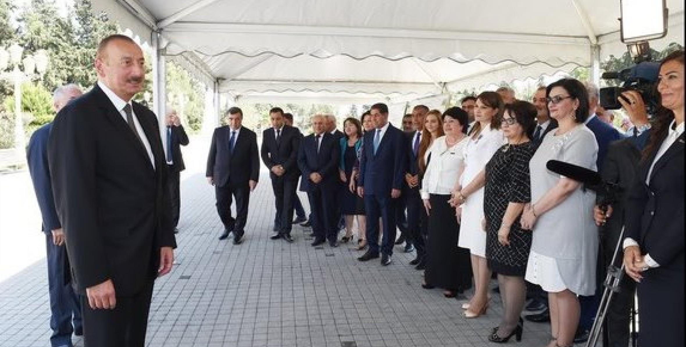 Речь Ильхама Алиева на встрече с представителями общественности Джалилабадского  района
