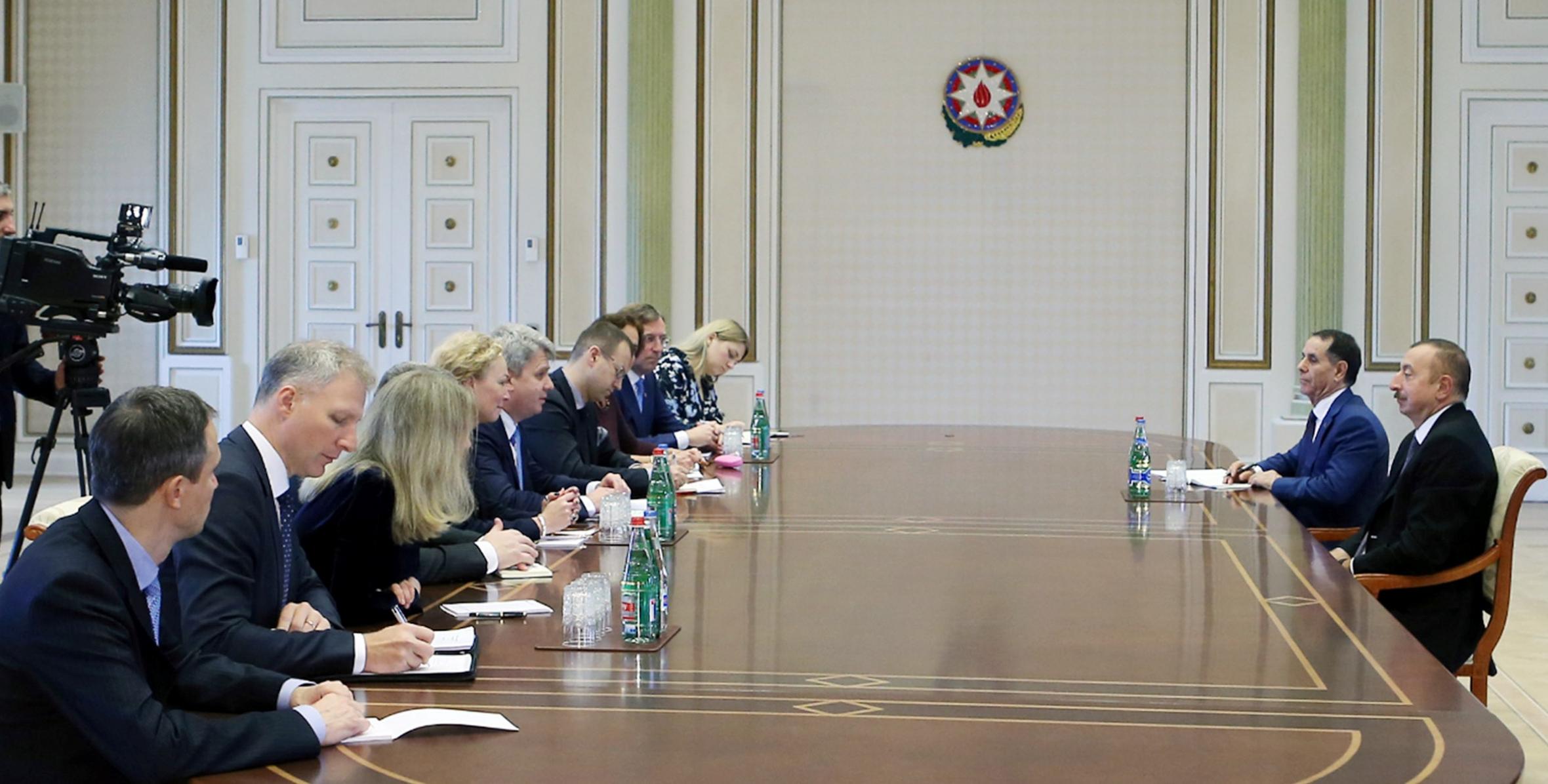 Ильхам Алиев принял делегацию в составе послов по особым поручениям Восточного партнерства Европейского Союза