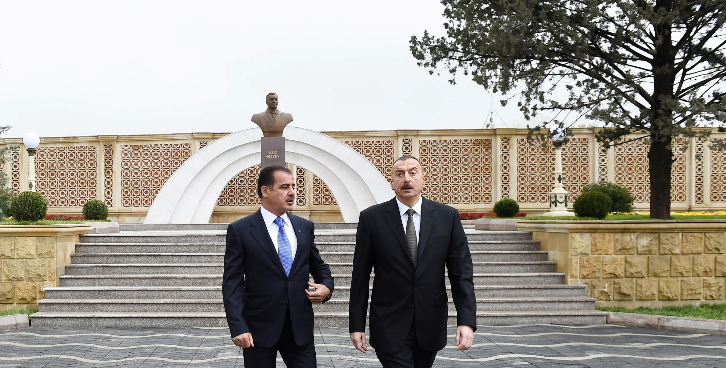Ильхам Алиев принял участие в открытии в Гяндже парка культуры и отдыха, носящего имя выдающегося государственного деятеля Азиза Алиева