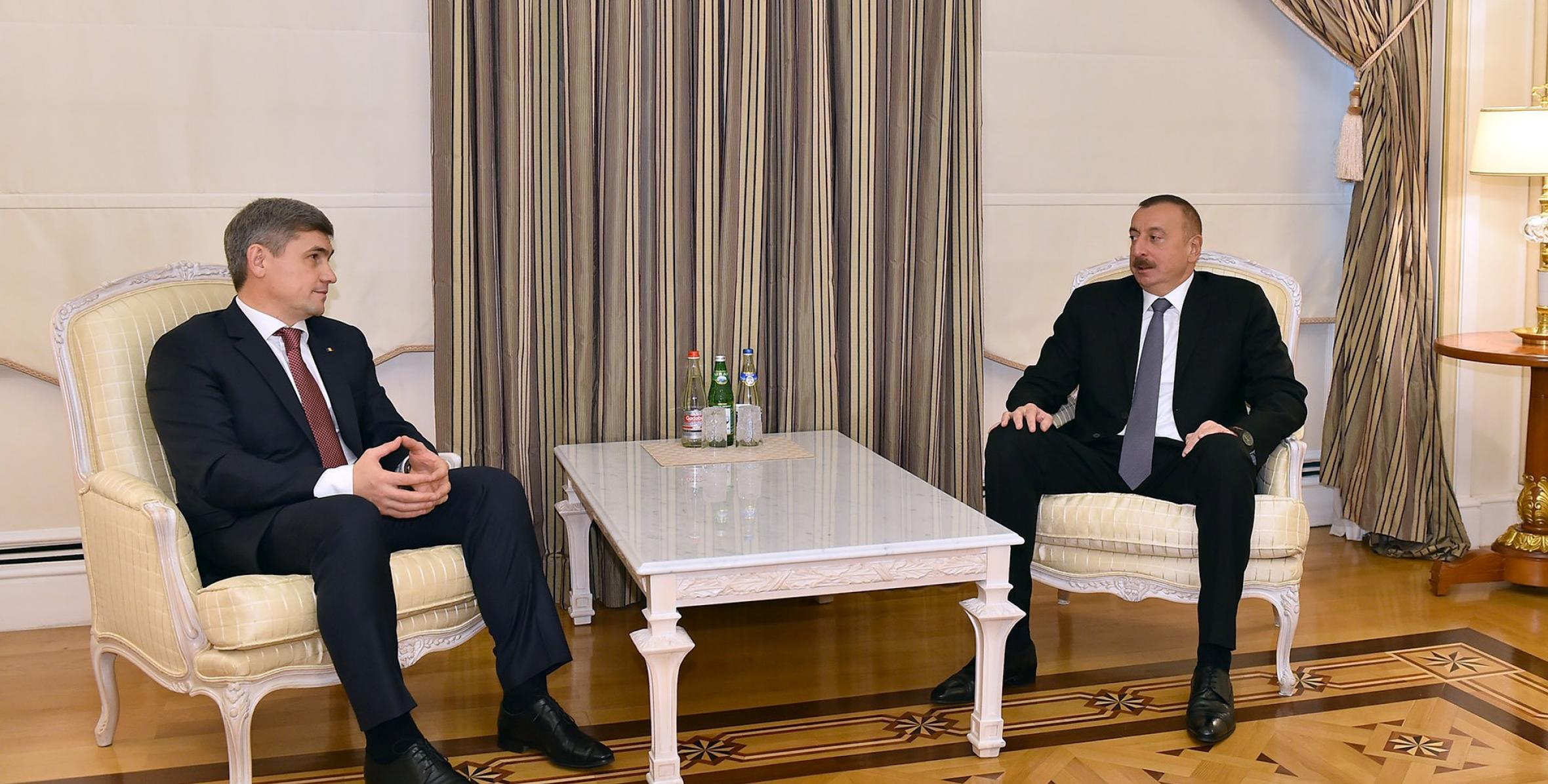 Ilham Aliyev received Moldova's minister of internal affairs