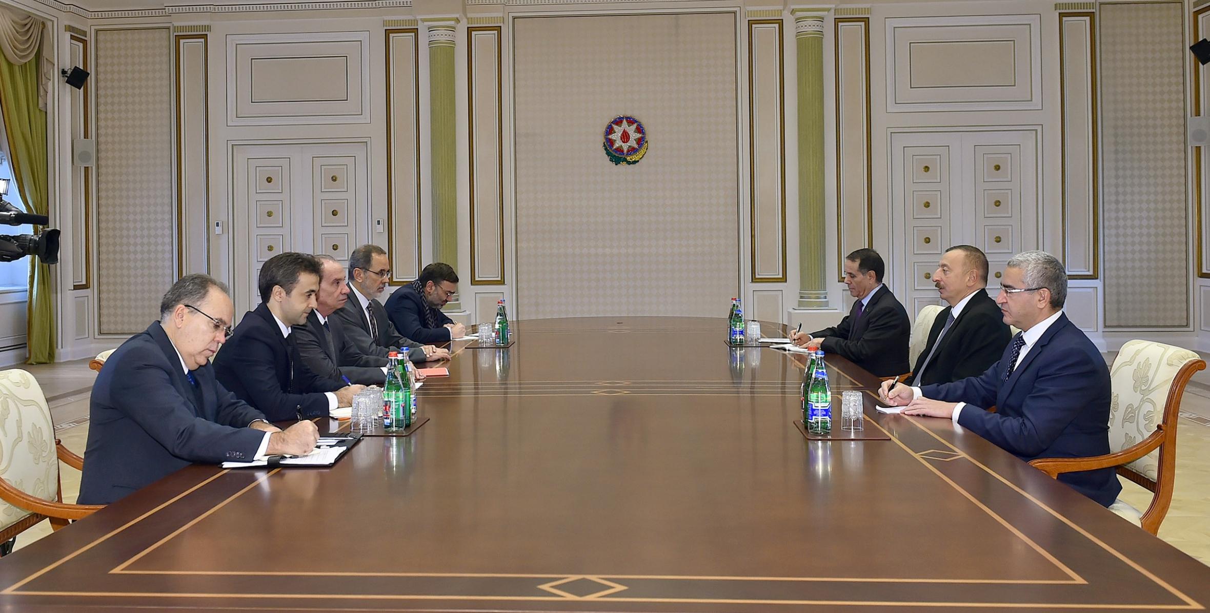 Ильхам Алиев принял делегацию во главе с министром иностранных дел Бразилии
