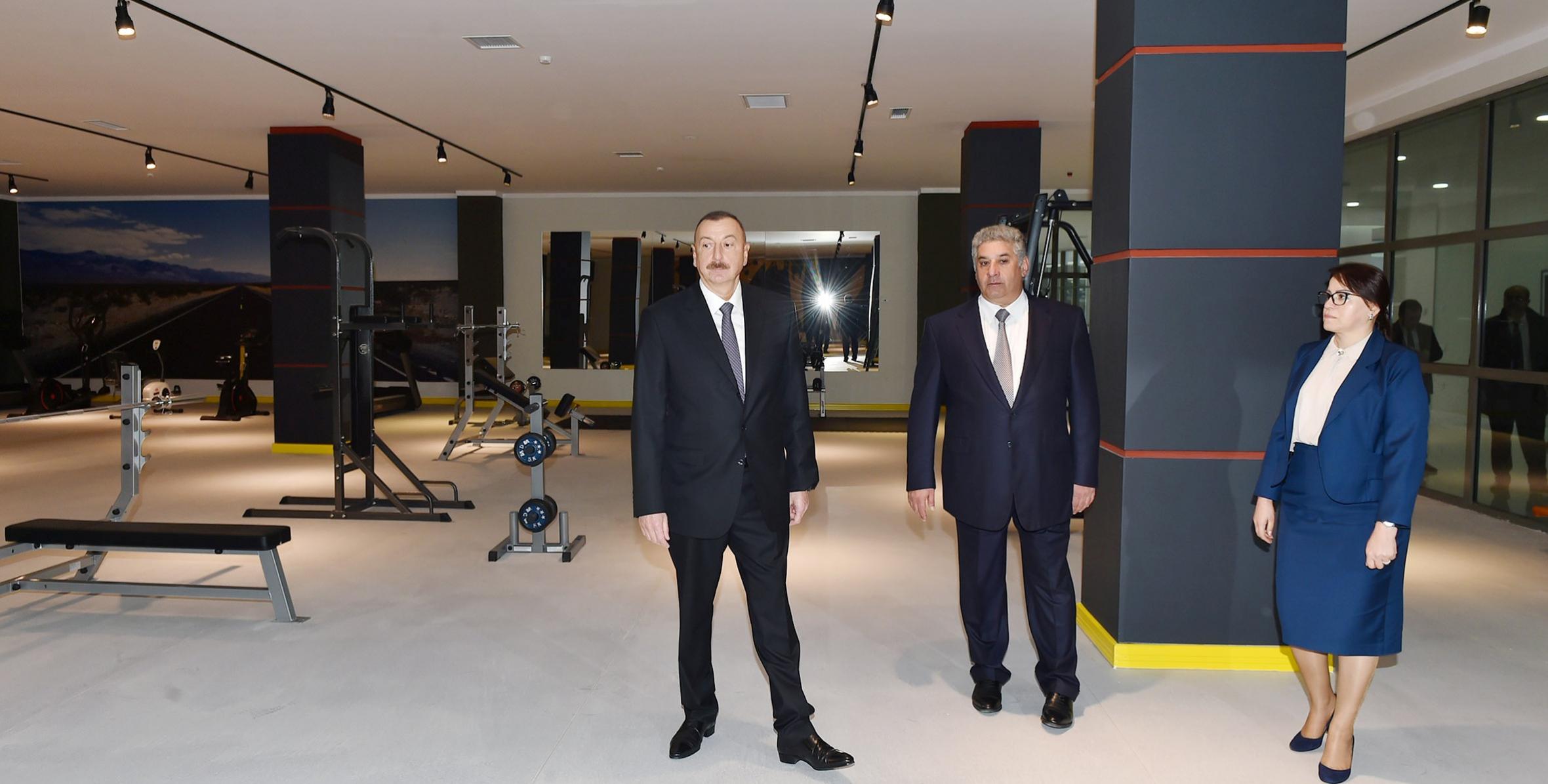 Ильхам Алиев принял участие в открытии Абшеронского Олимпийского спортивного комплекса