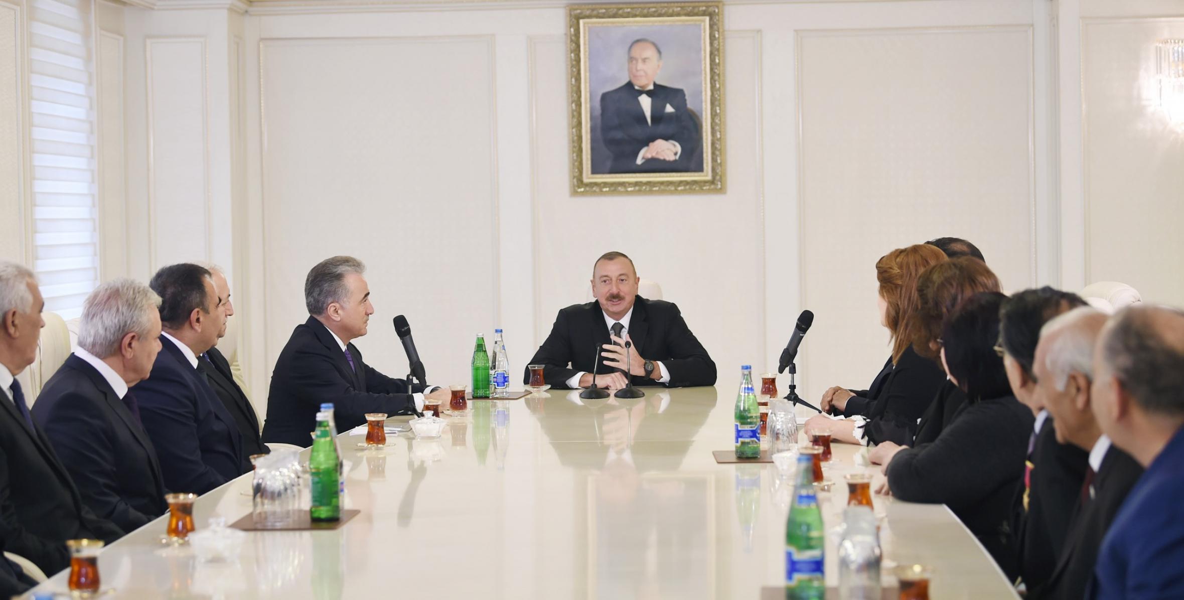 Speech by Ilham Aliyev at  the opening of the new building of Ganja State Philharmonic