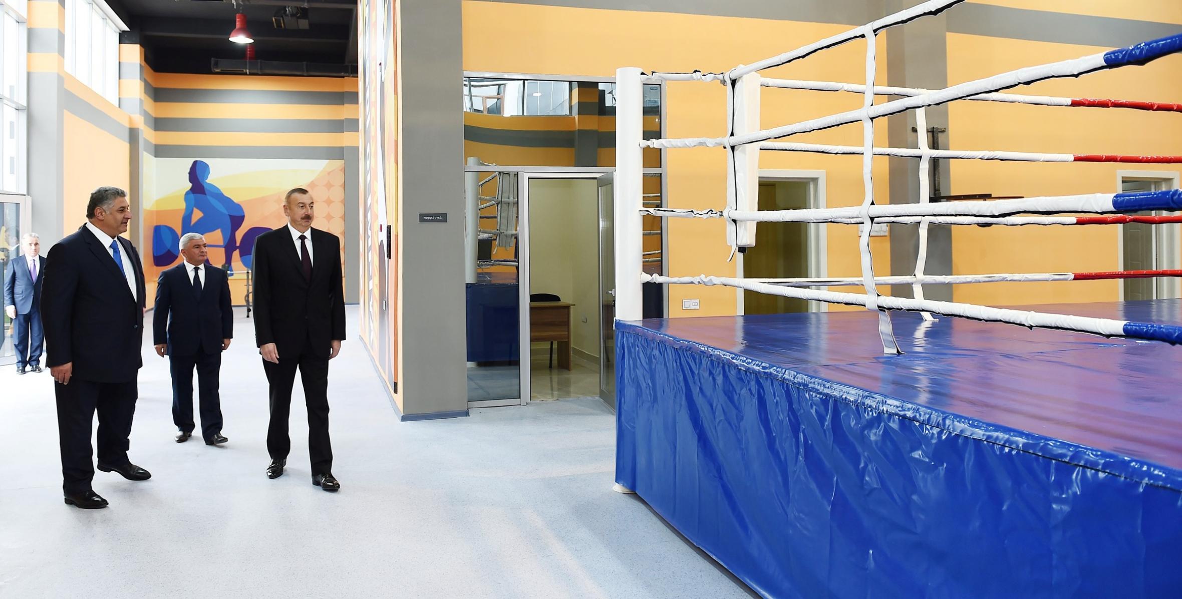 Ilham Aliyev inaugurated Aghjabadi Olympic Sport Complex