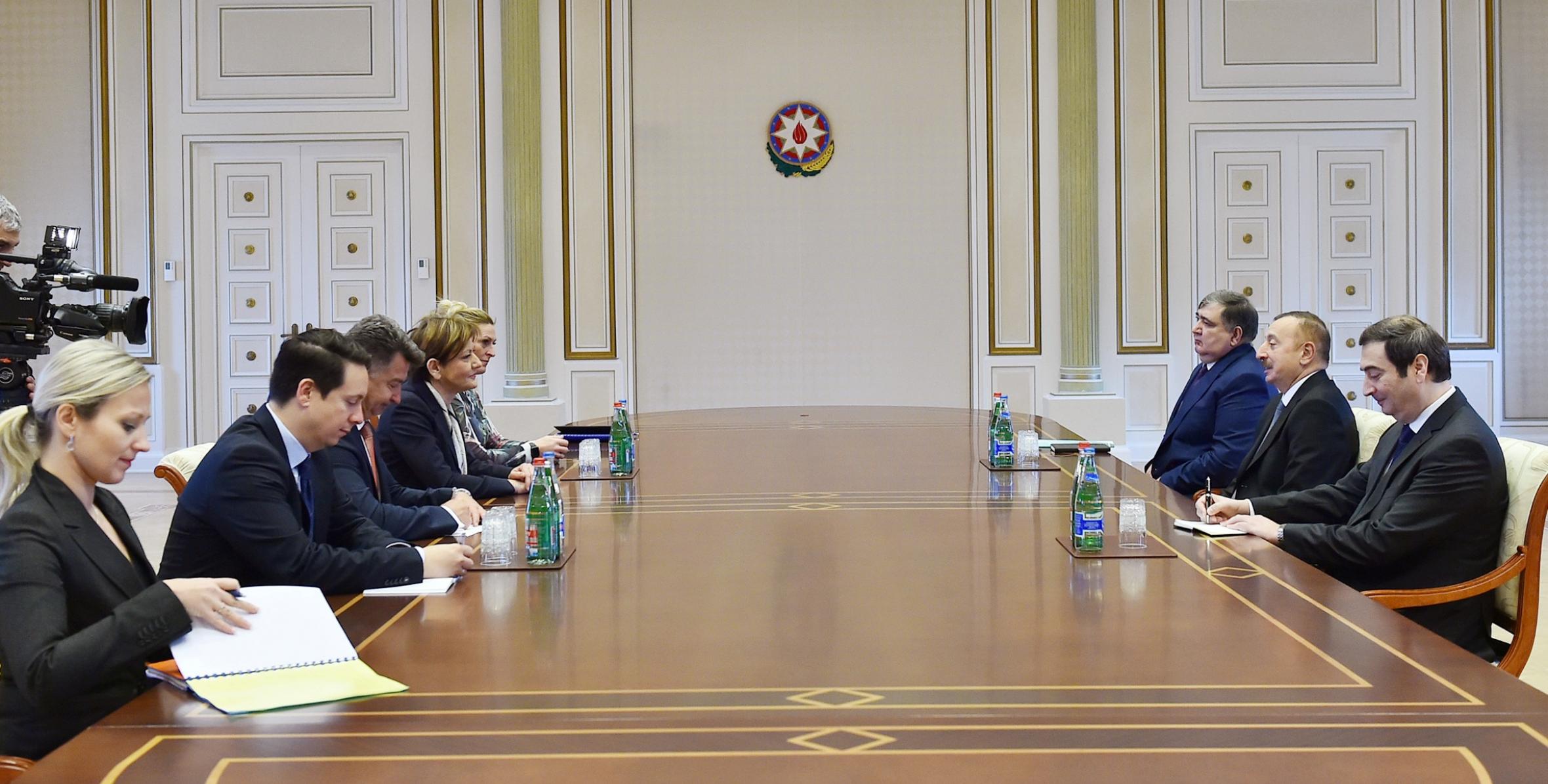 Ильхам Алиев принял делегацию во главе с заместителем премьер-министра Хорватии