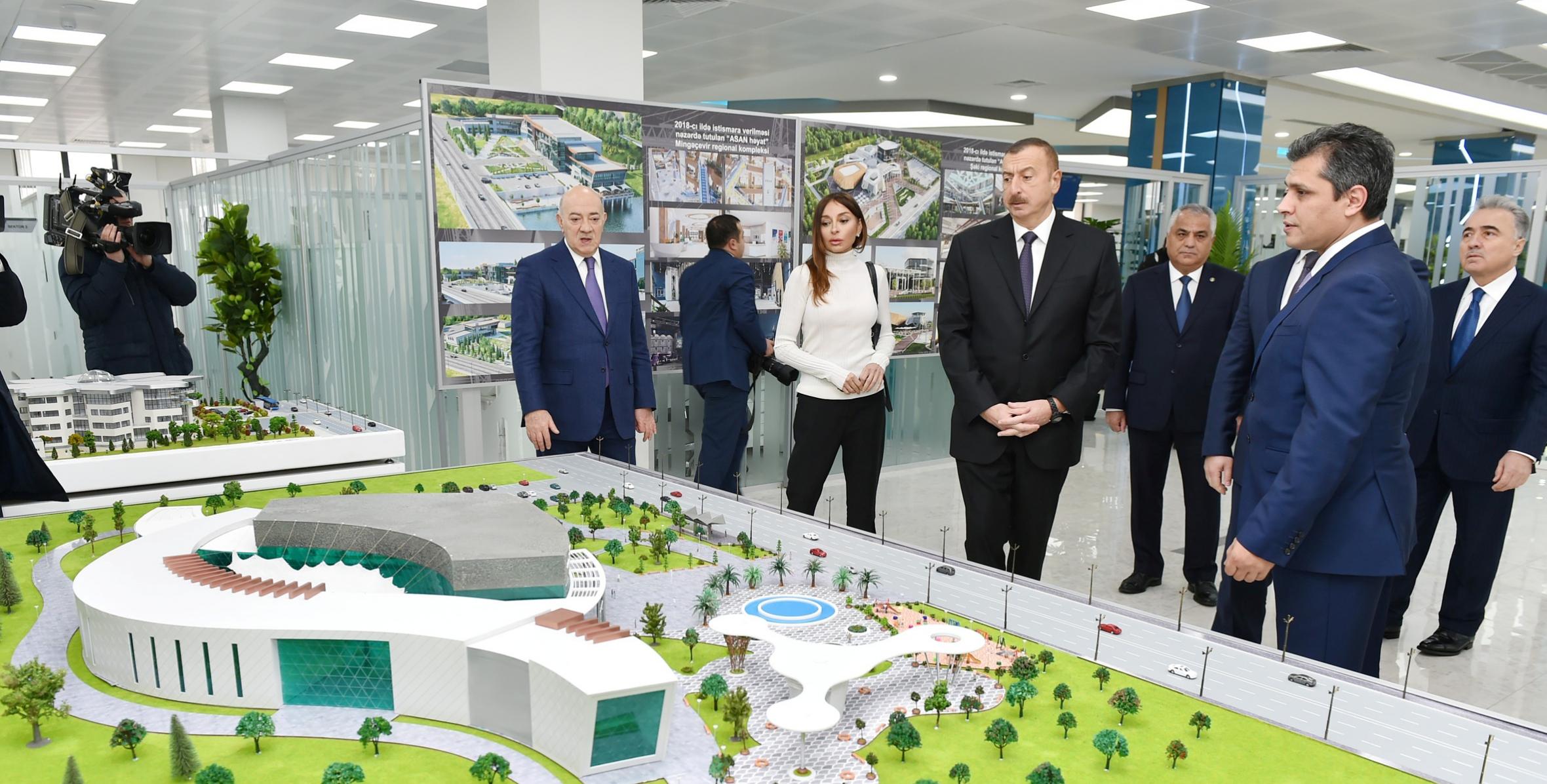 Ильхам Алиев принял участие в открытии Губинского комплекса «ASAN həyat»