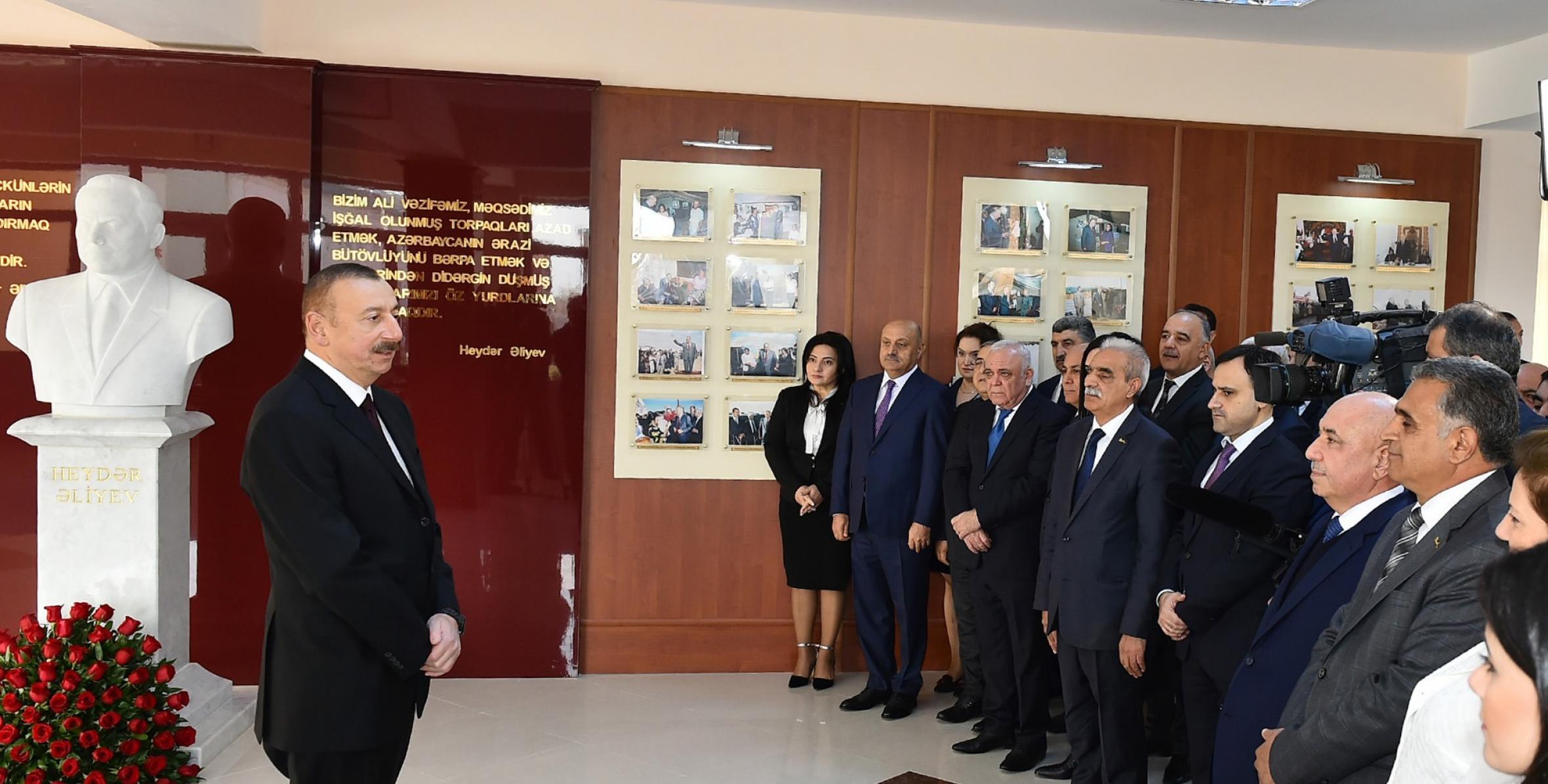 Speech by Ilham Aliyev at the meeting with representatives of the general public in Tartar