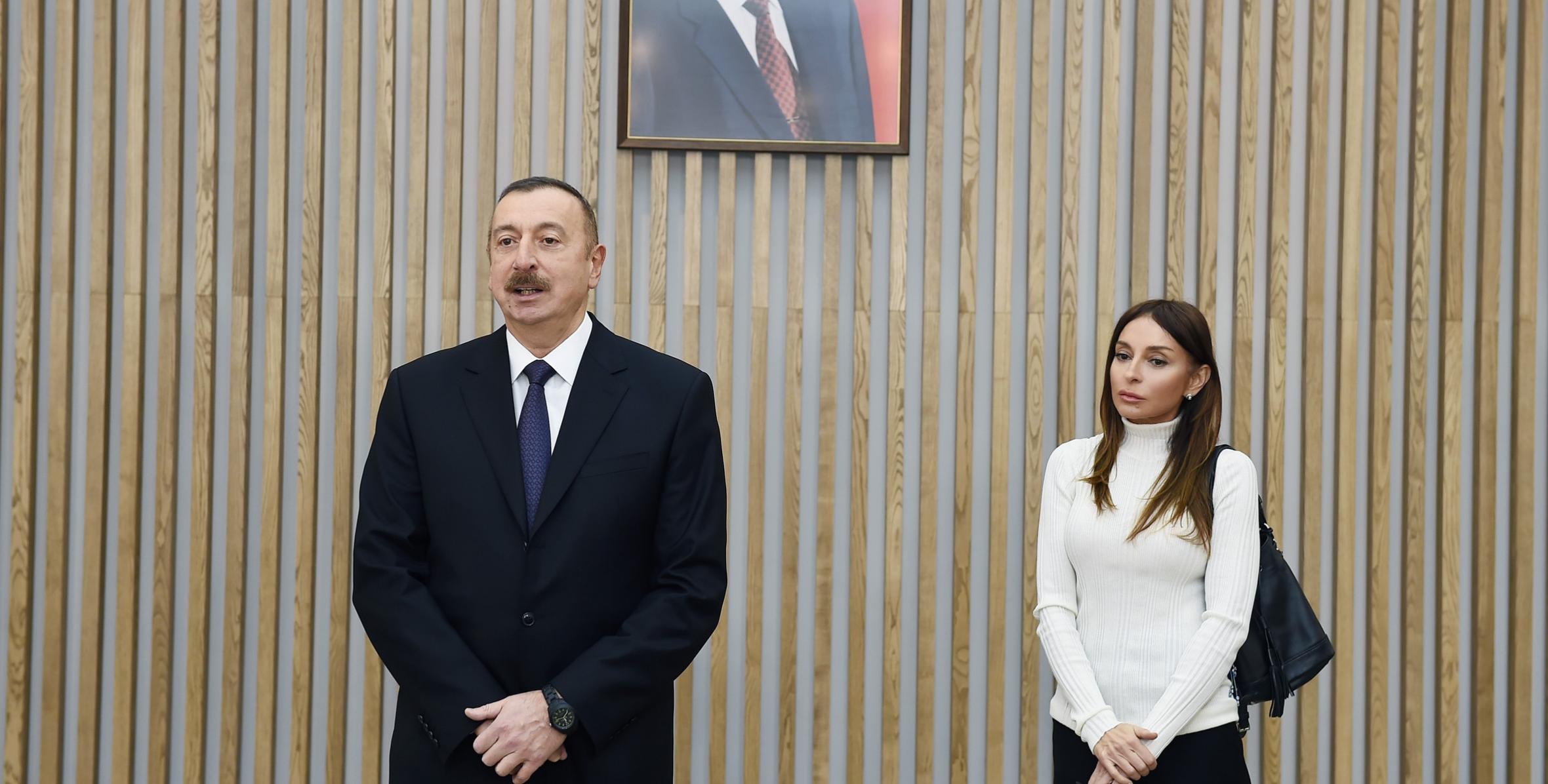Speech by Ilham Aliyev at  the opening of Guba “ASAN heyat” complex