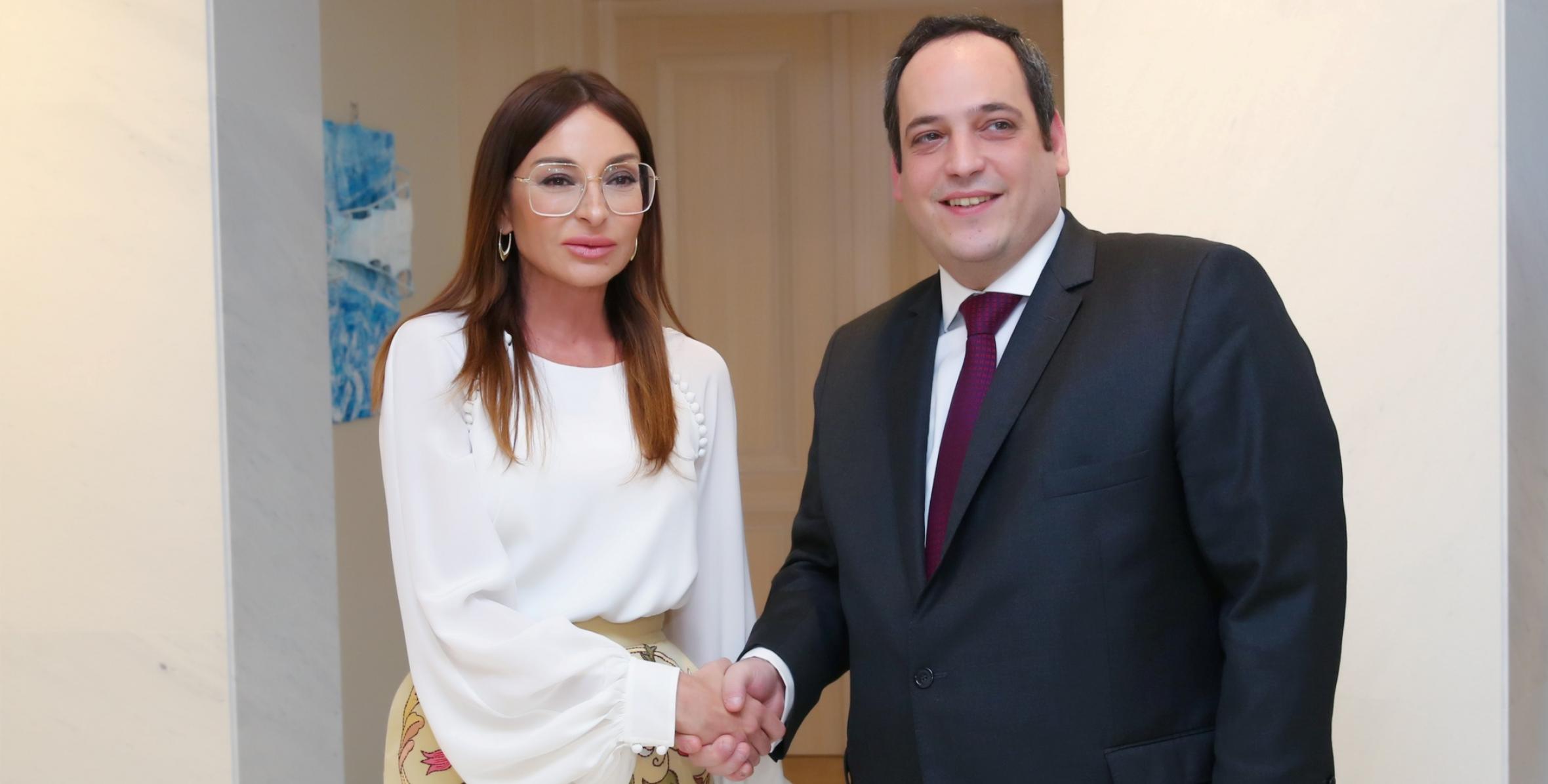 First Vice-President Mehriban Aliyeva met with deputy secretary general of Bureau International des Expositions