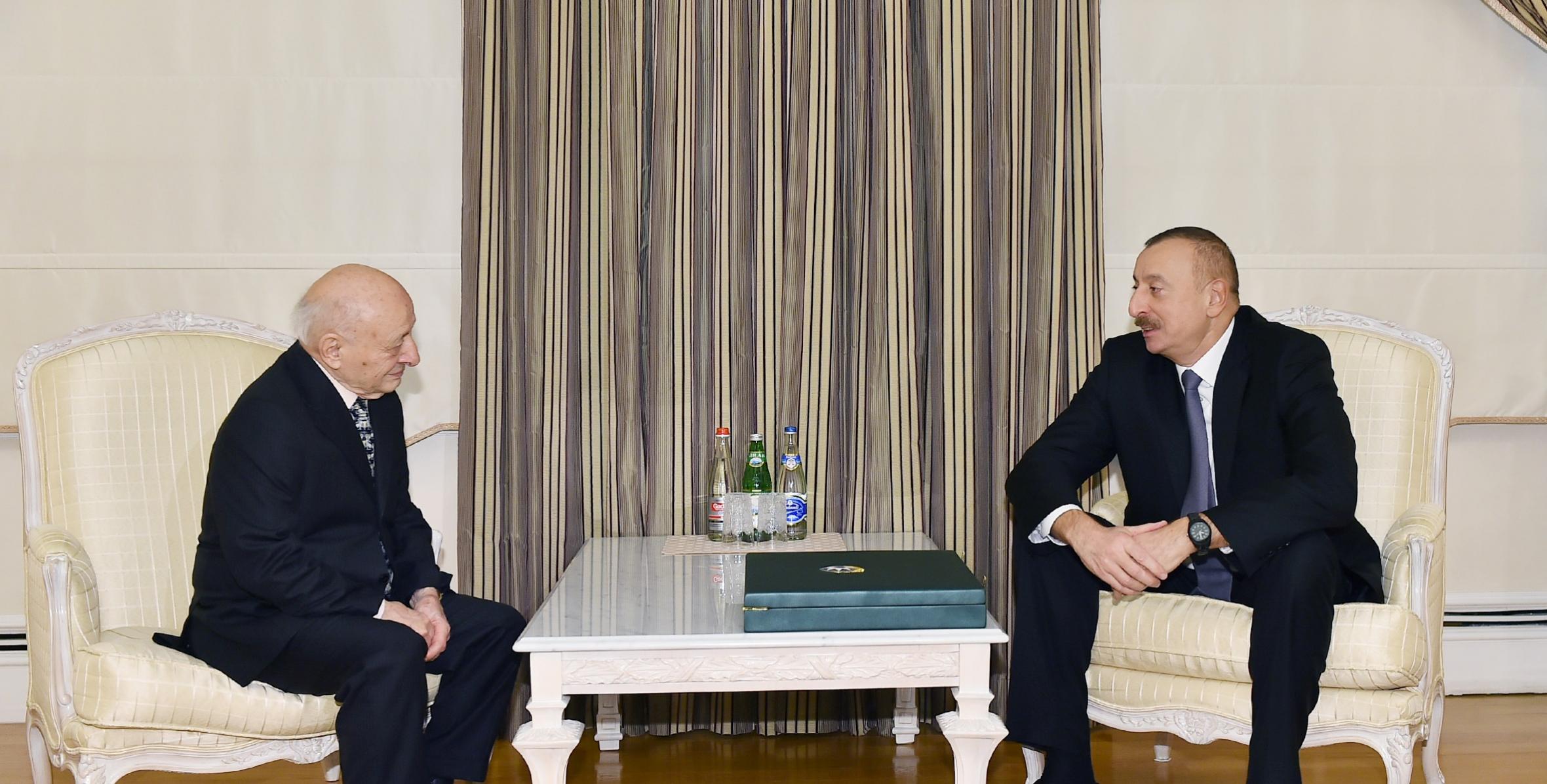 Ilham Aliyev presented "Heydar Aliyev" Order to People`s Artist Omar Eldarov