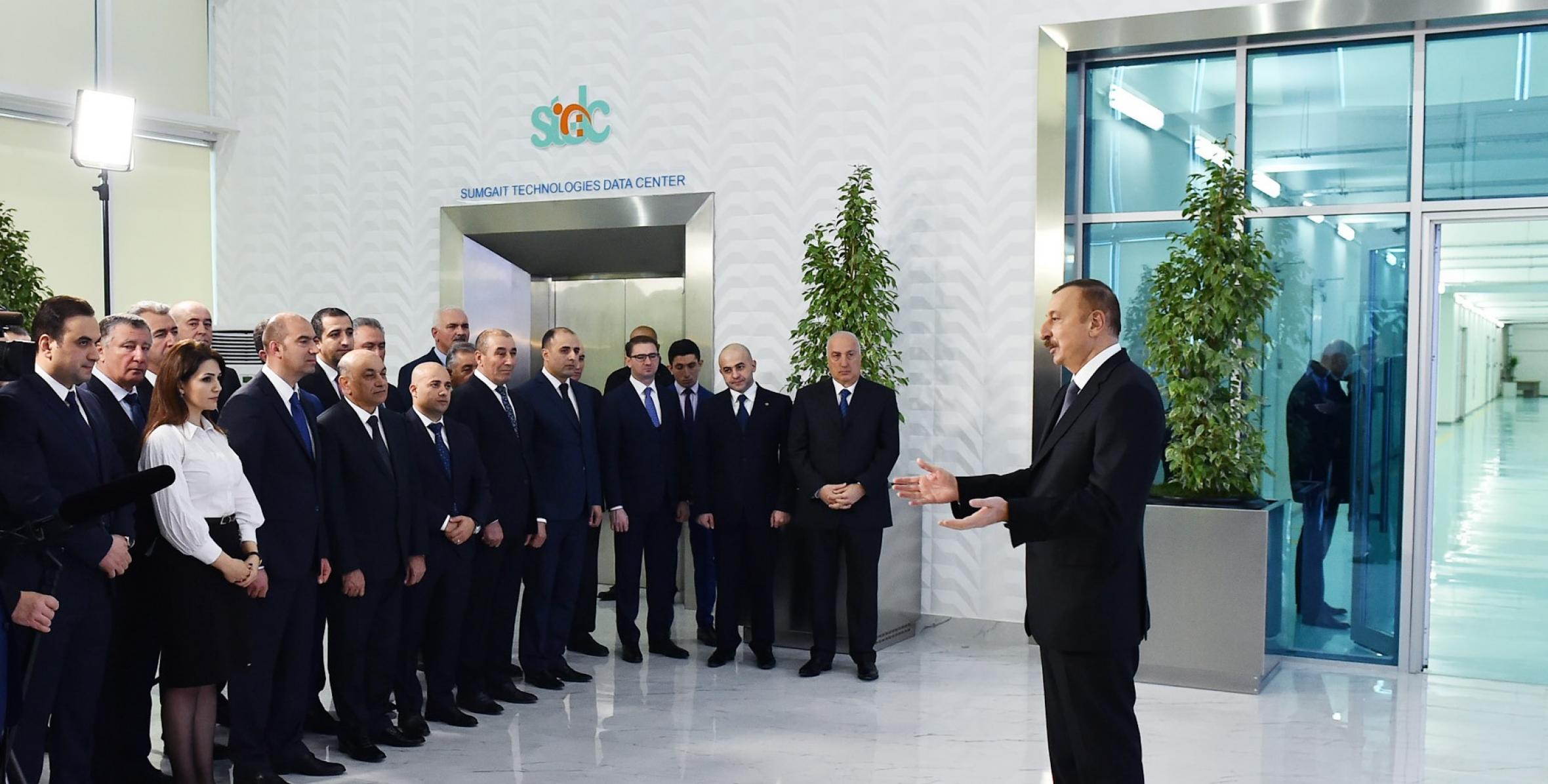 Речь Ильхама Алиева на встрече с представителями общественности Сумгайытского города