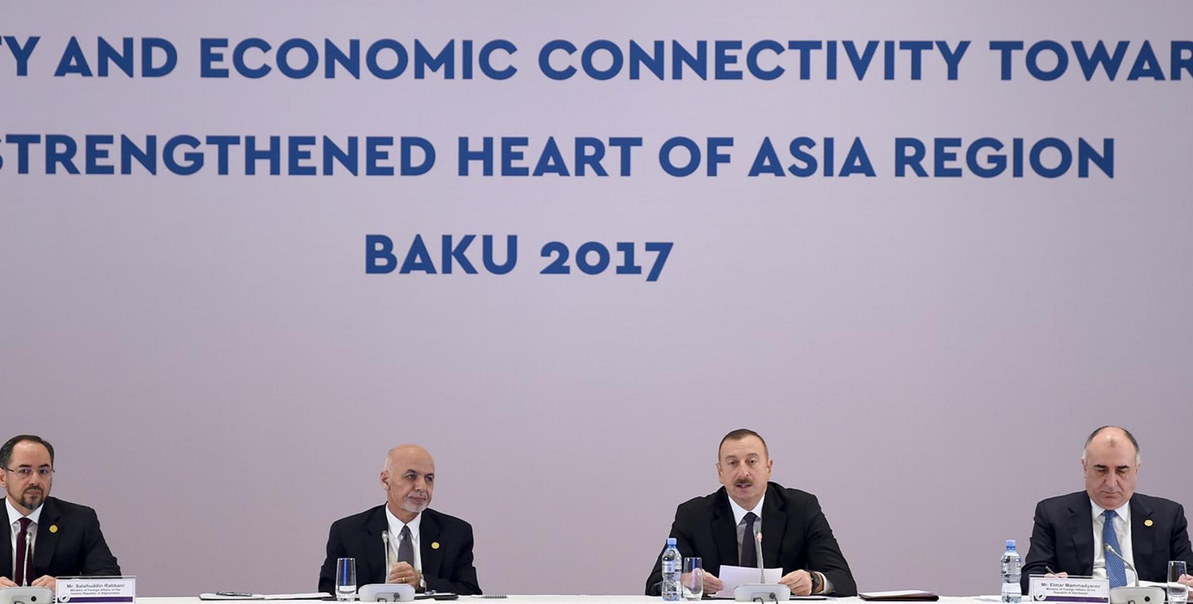 Речь Ильхама Алиева на конференции, проведенной в рамках «Сердце Азии – Стамбульский процесс»