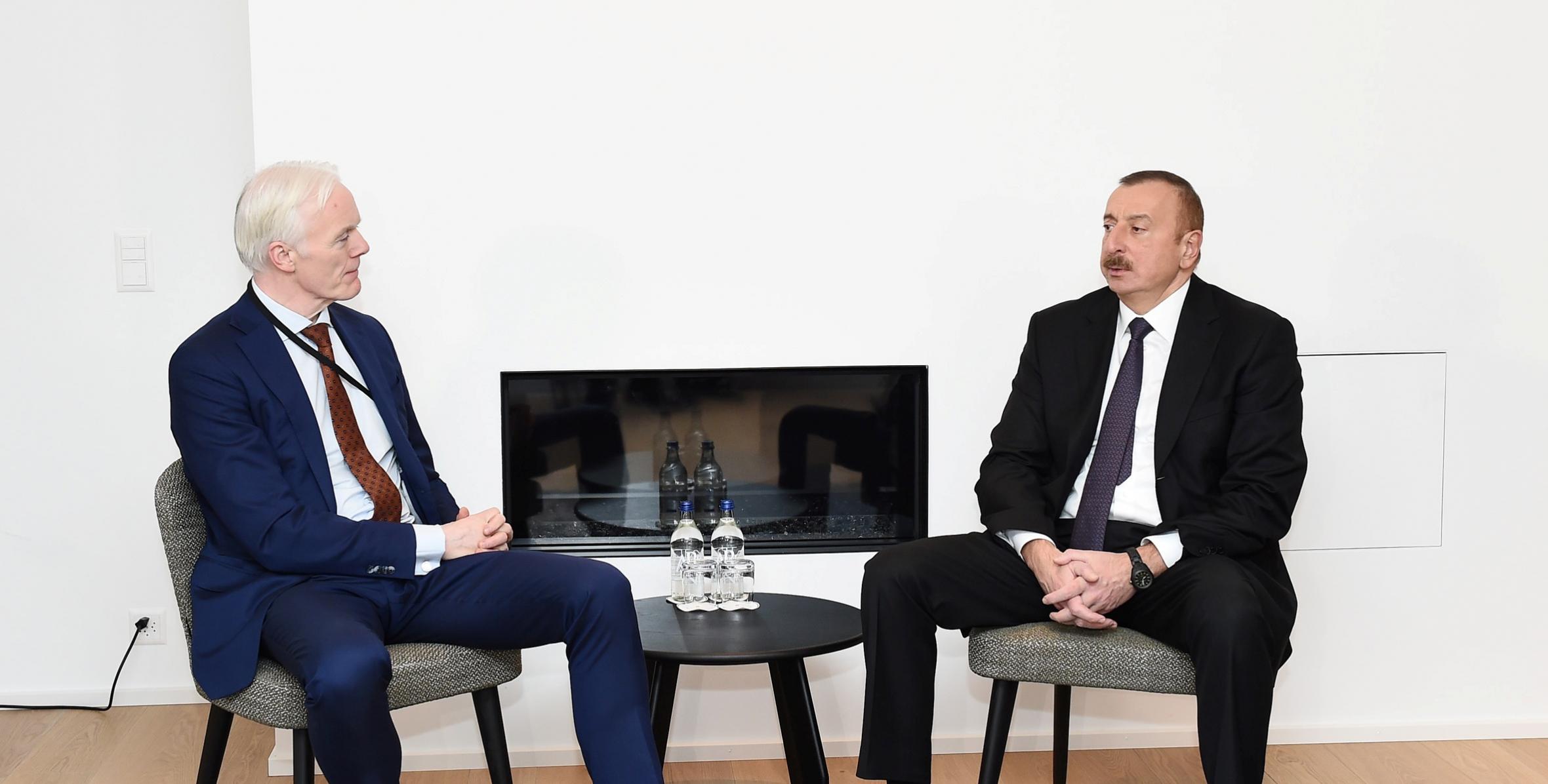 Ilham Aliyev met with Microsoft corporate vice president