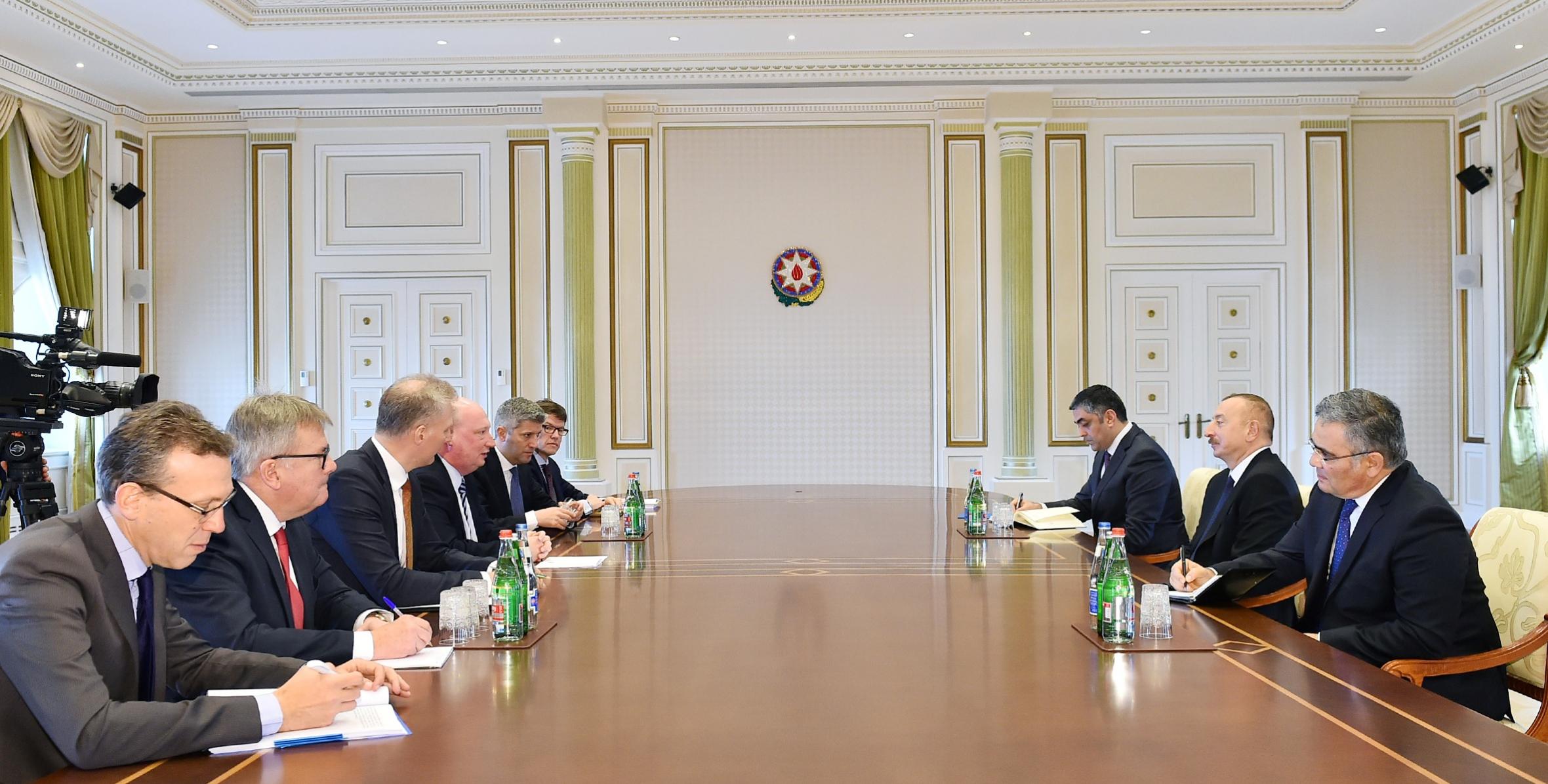 Ильхам Алиев принял делегацию Европейской комиссии