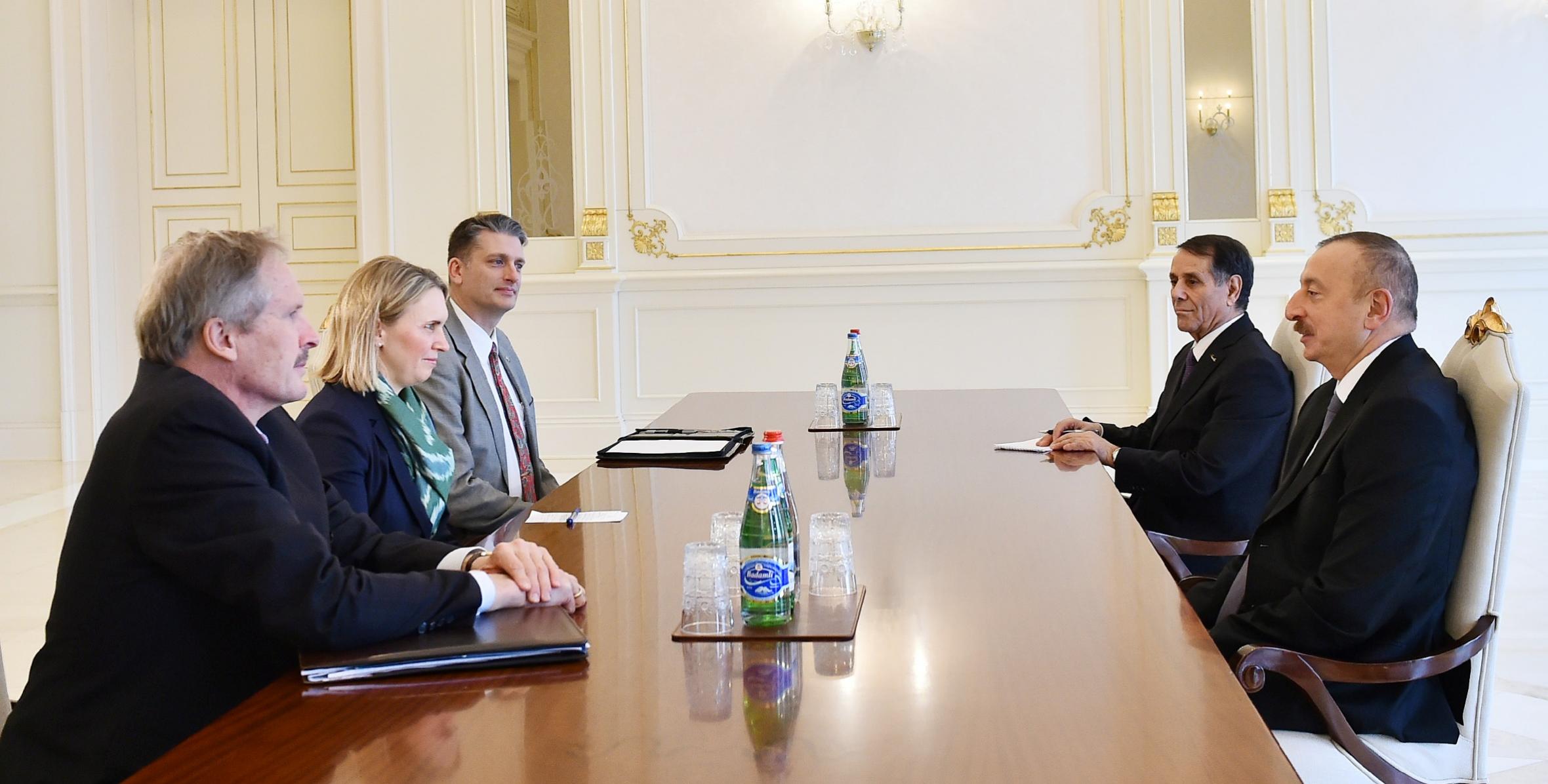 Ilham Aliyev received US Deputy Assistant Secretary of State
