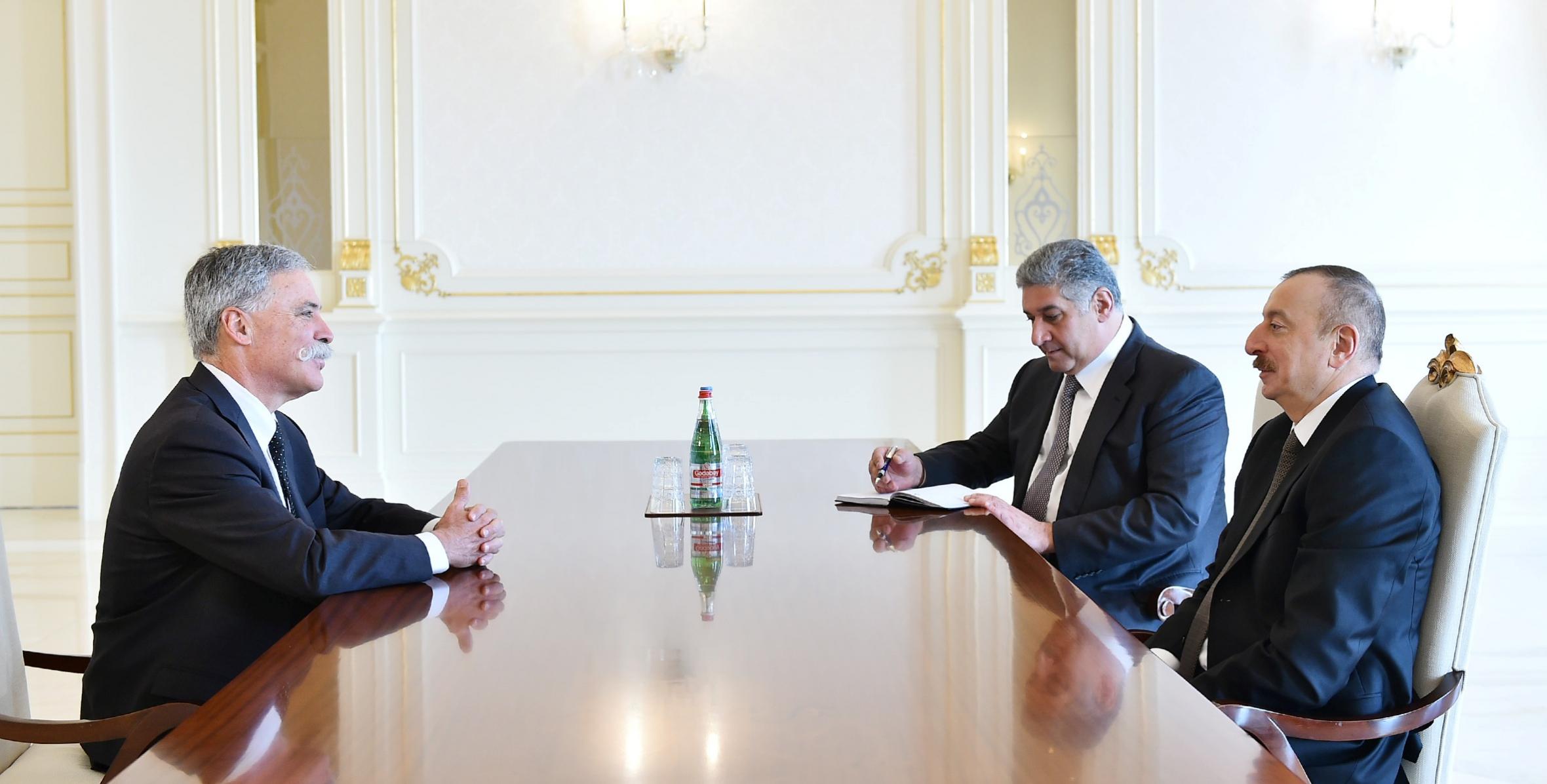 Ilham Aliyev received Formula 1 Group CEO
