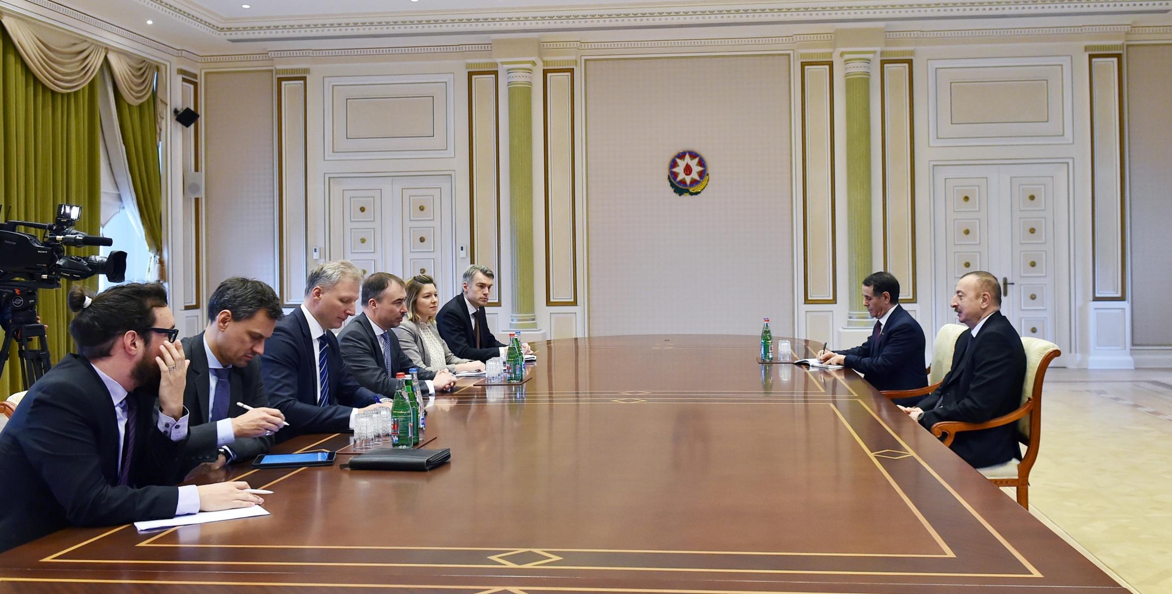 Ilham Aliyev received delegation led by EU Special Representative for South Caucasus