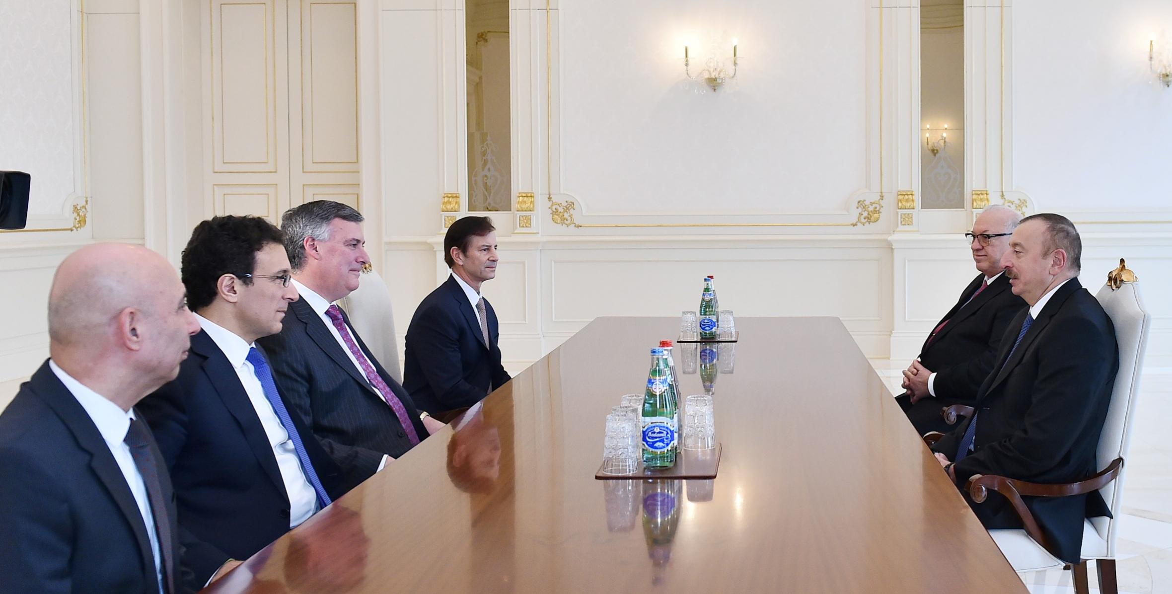 Ilham Aliyev received Boeing delegation