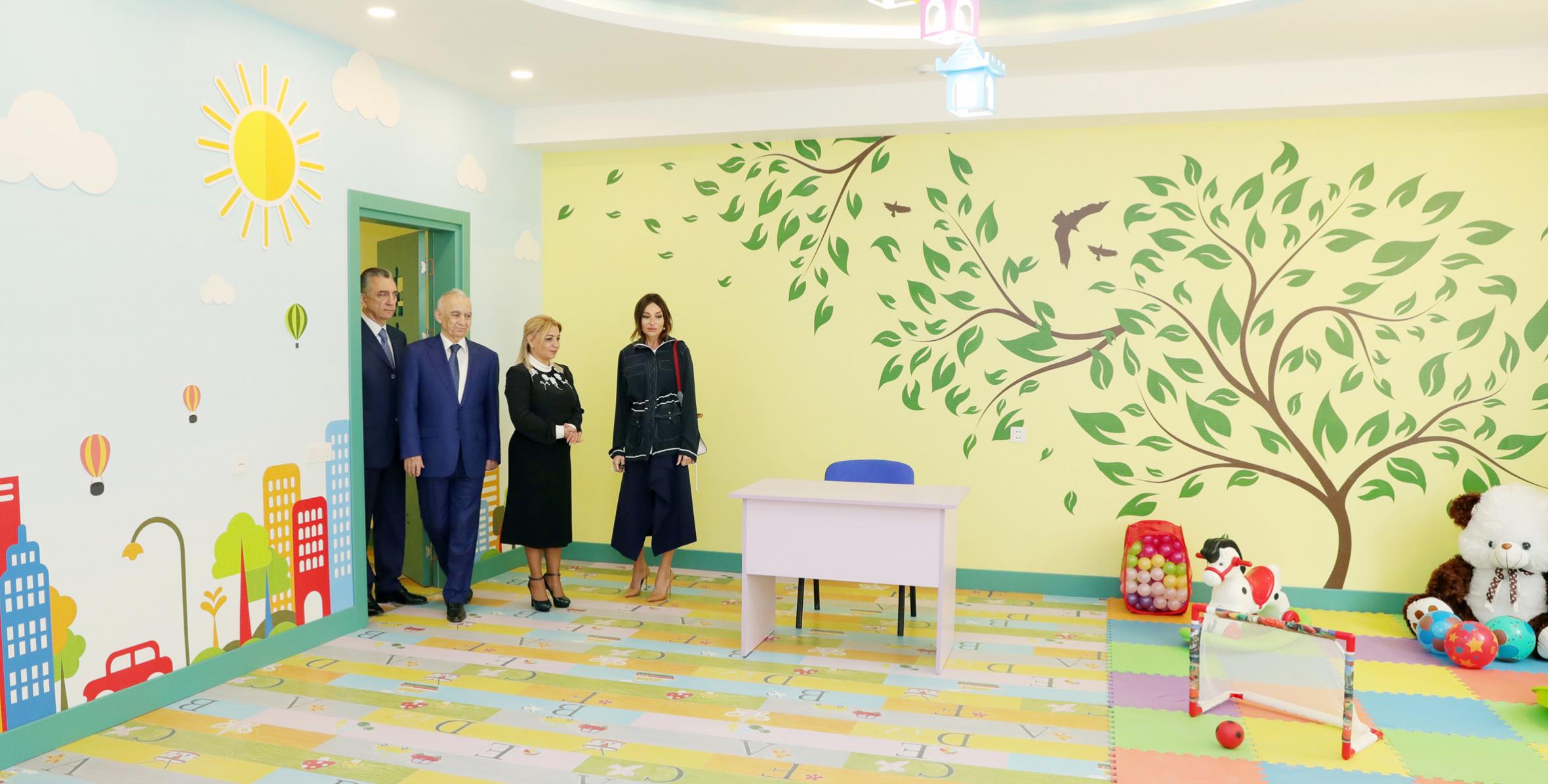 First Vice-President Mehriban Aliyeva attended opening of kindergarten No 157 in Sabail after major overhaul