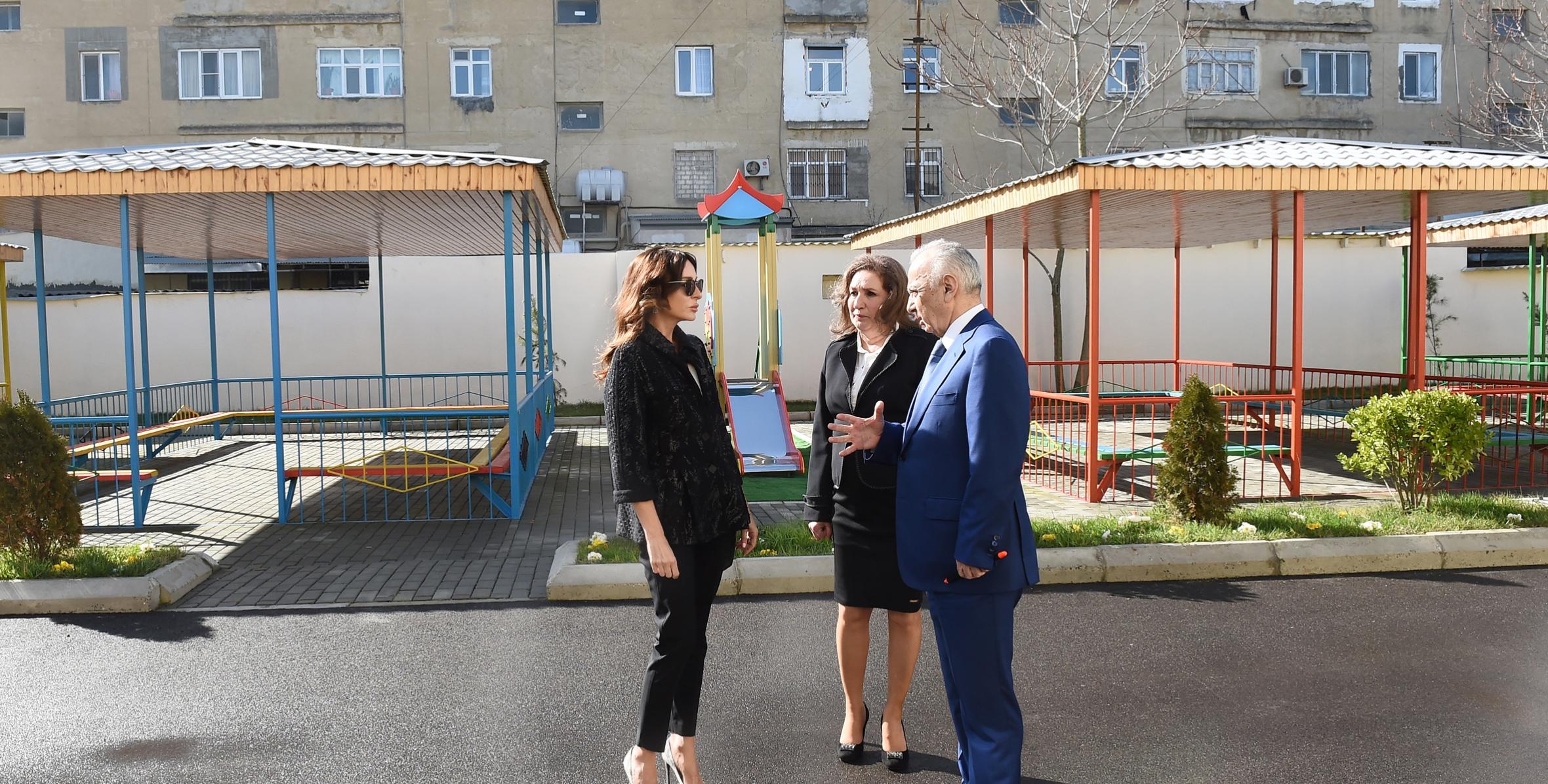 Первый вице-президент Мехрибан Алиева приняла участие в открытии здания яслей-детского сада «Инджи» в поселке Mярдякан